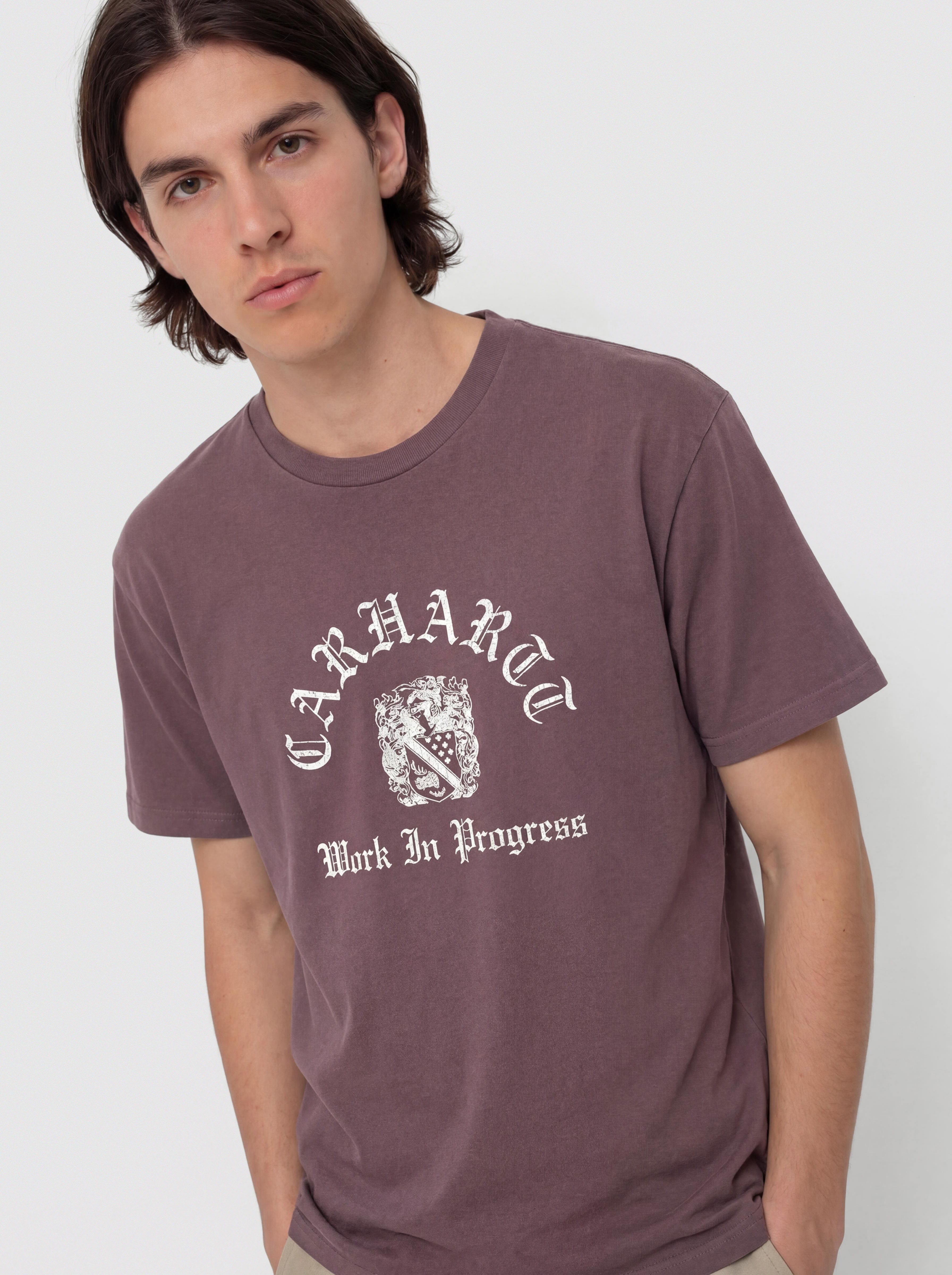 T-shirt Carhartt WIP Coat Of Arms (cozy purple)