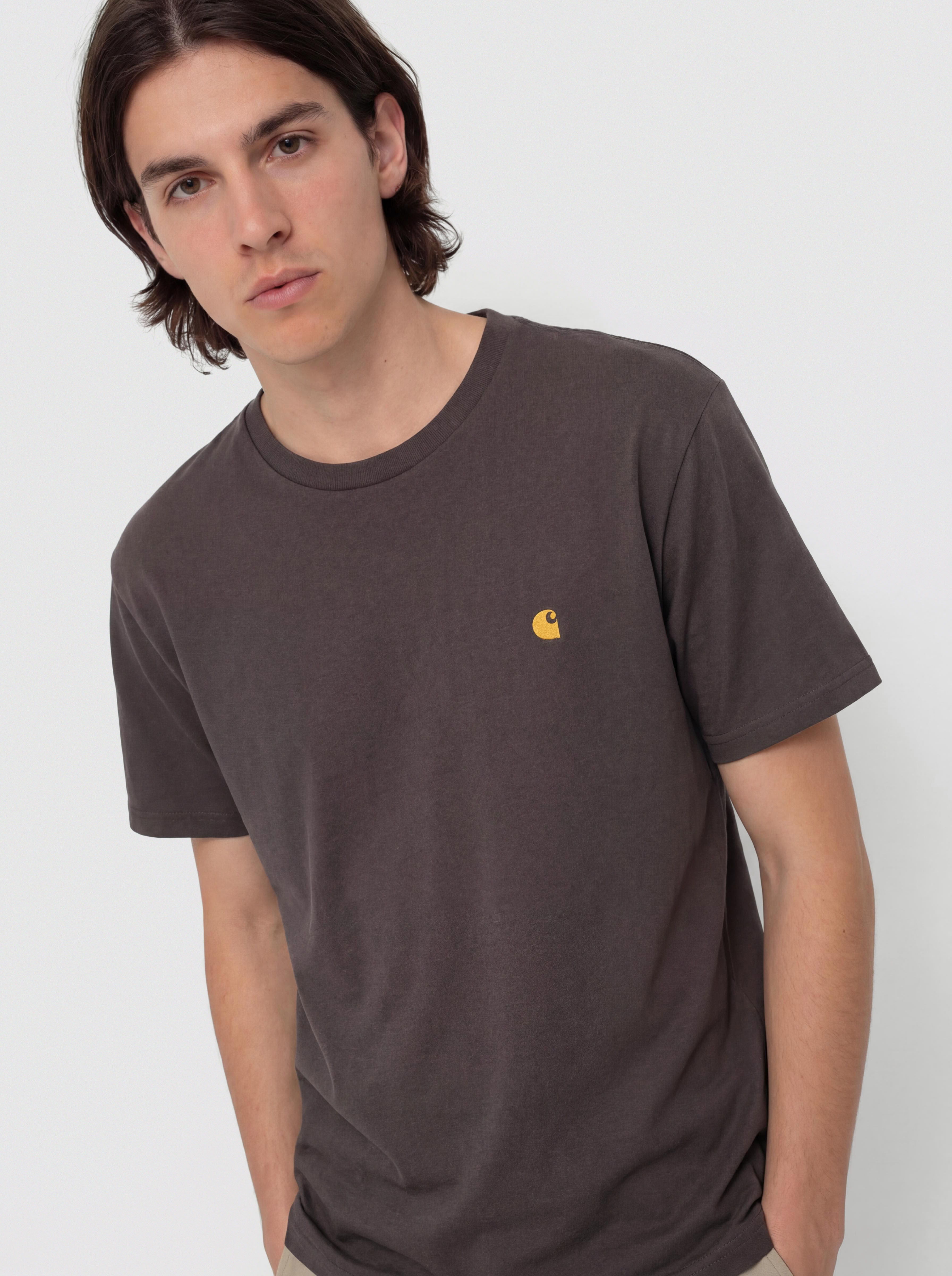 T-shirt Carhartt WIP Chase (shale/gold)