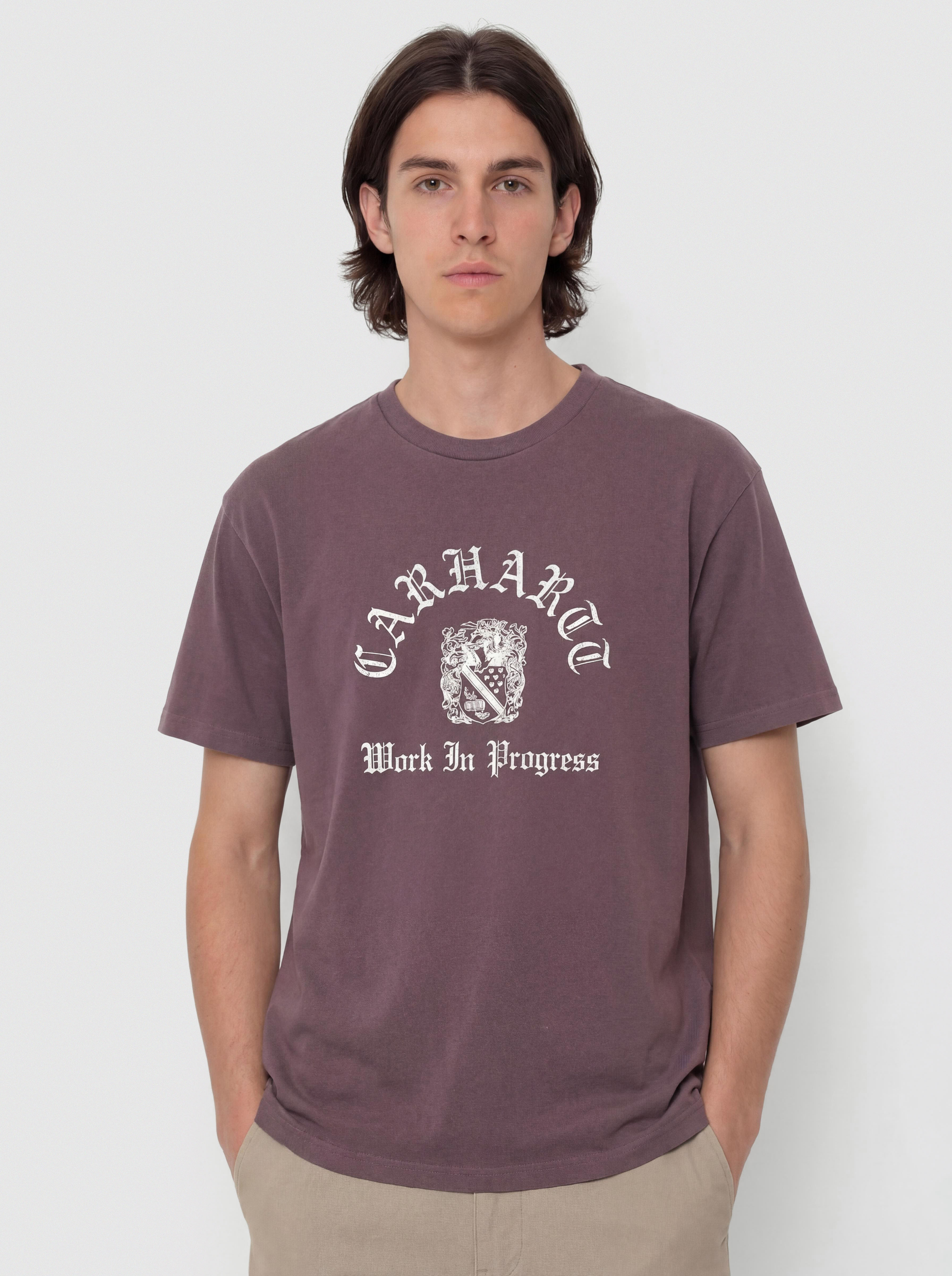 T-shirt Carhartt WIP Coat Of Arms (cozy purple)