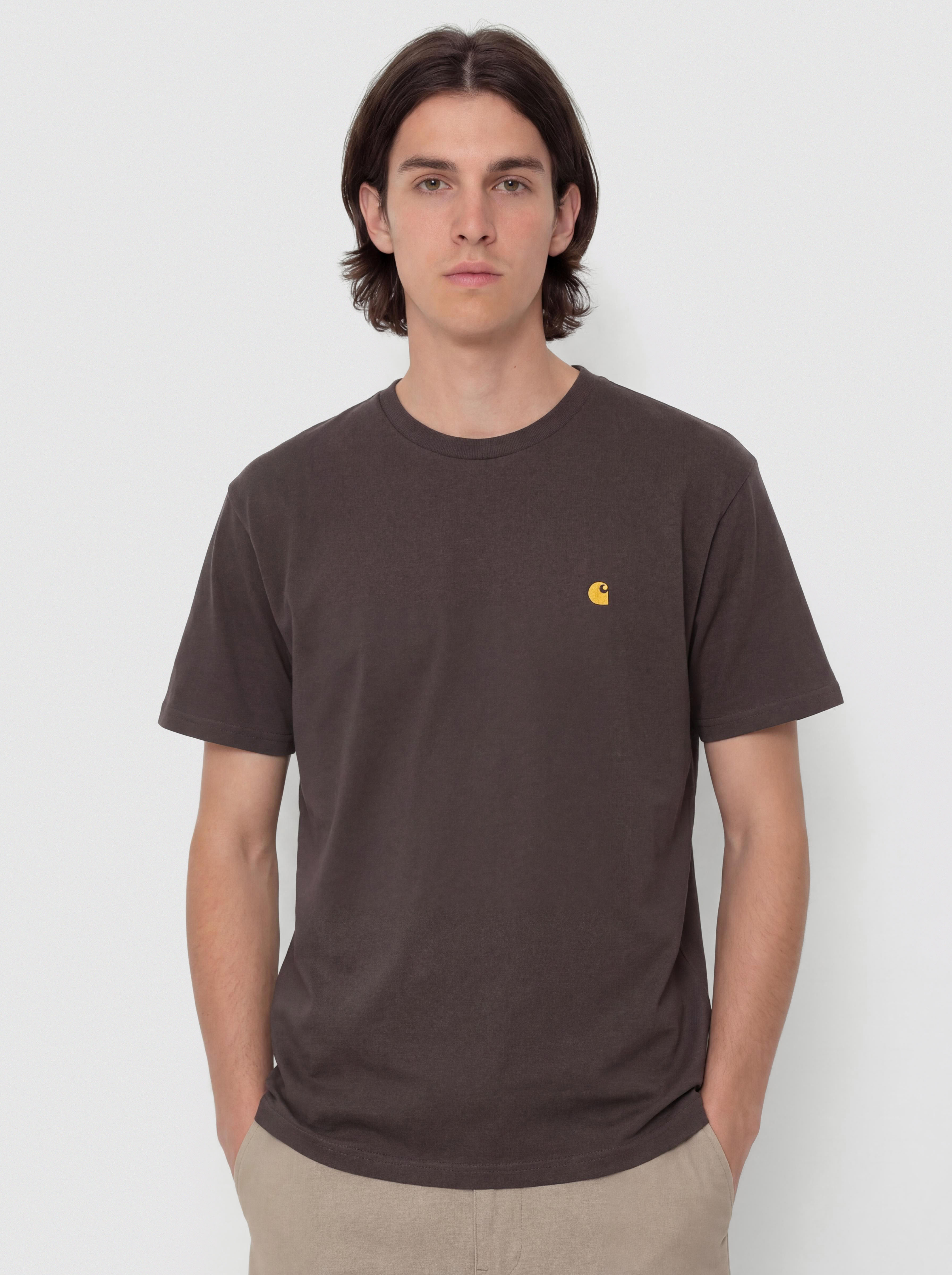 T-shirt Carhartt WIP Chase (shale/gold)