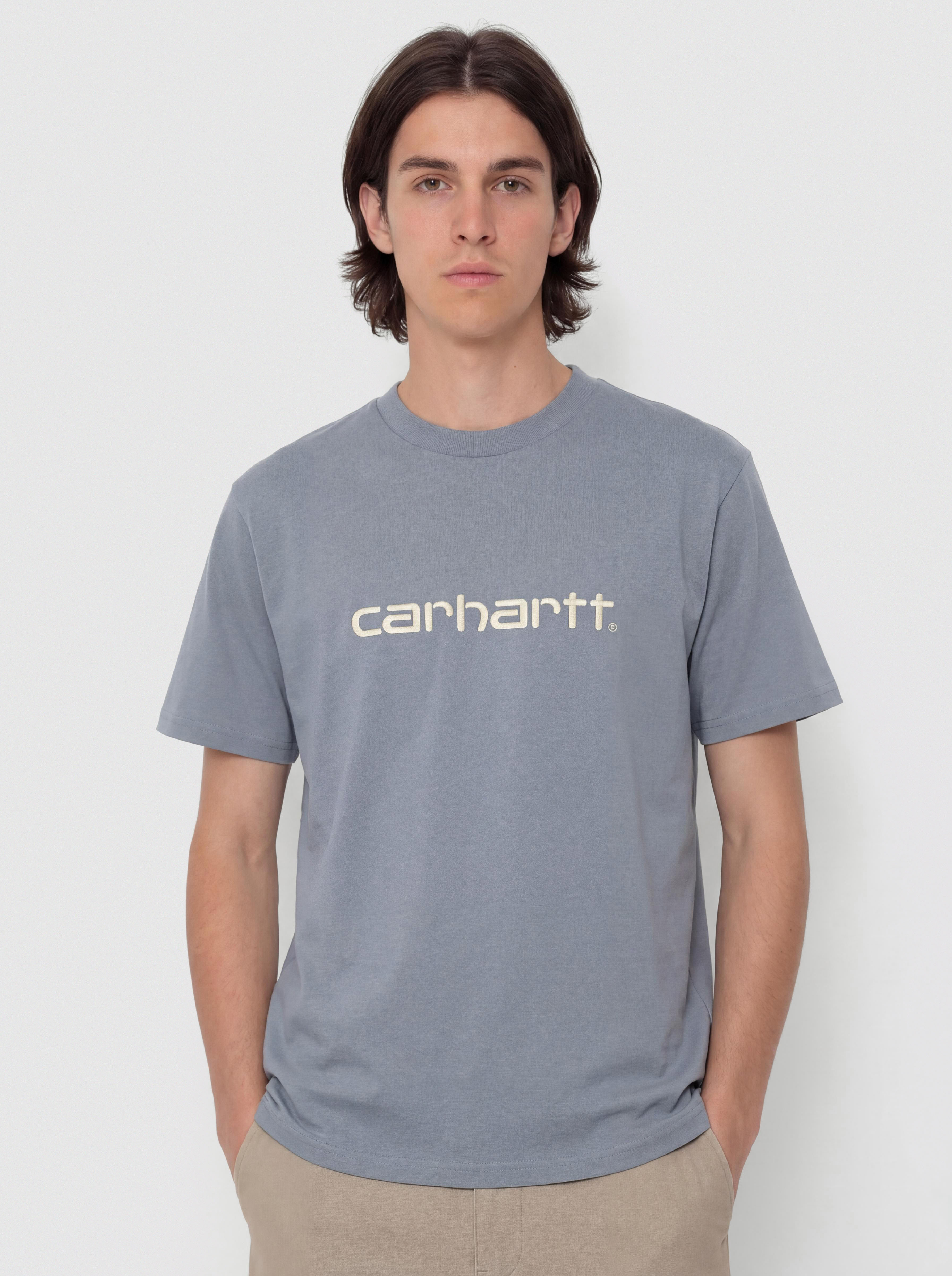 T-shirt Carhartt WIP Script (mirror/cinnerus)