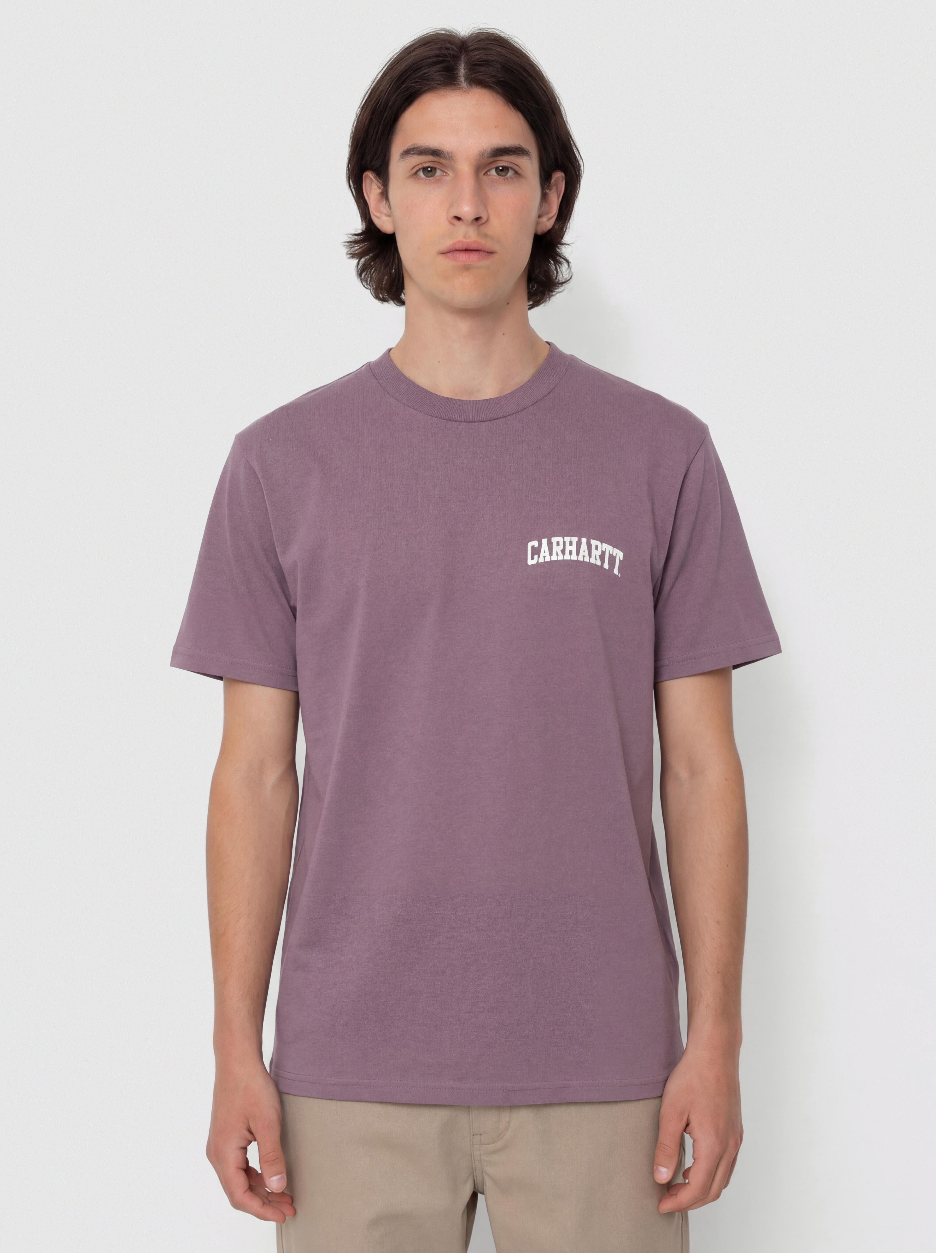 T-shirt Carhartt WIP University Script (phlox/white)