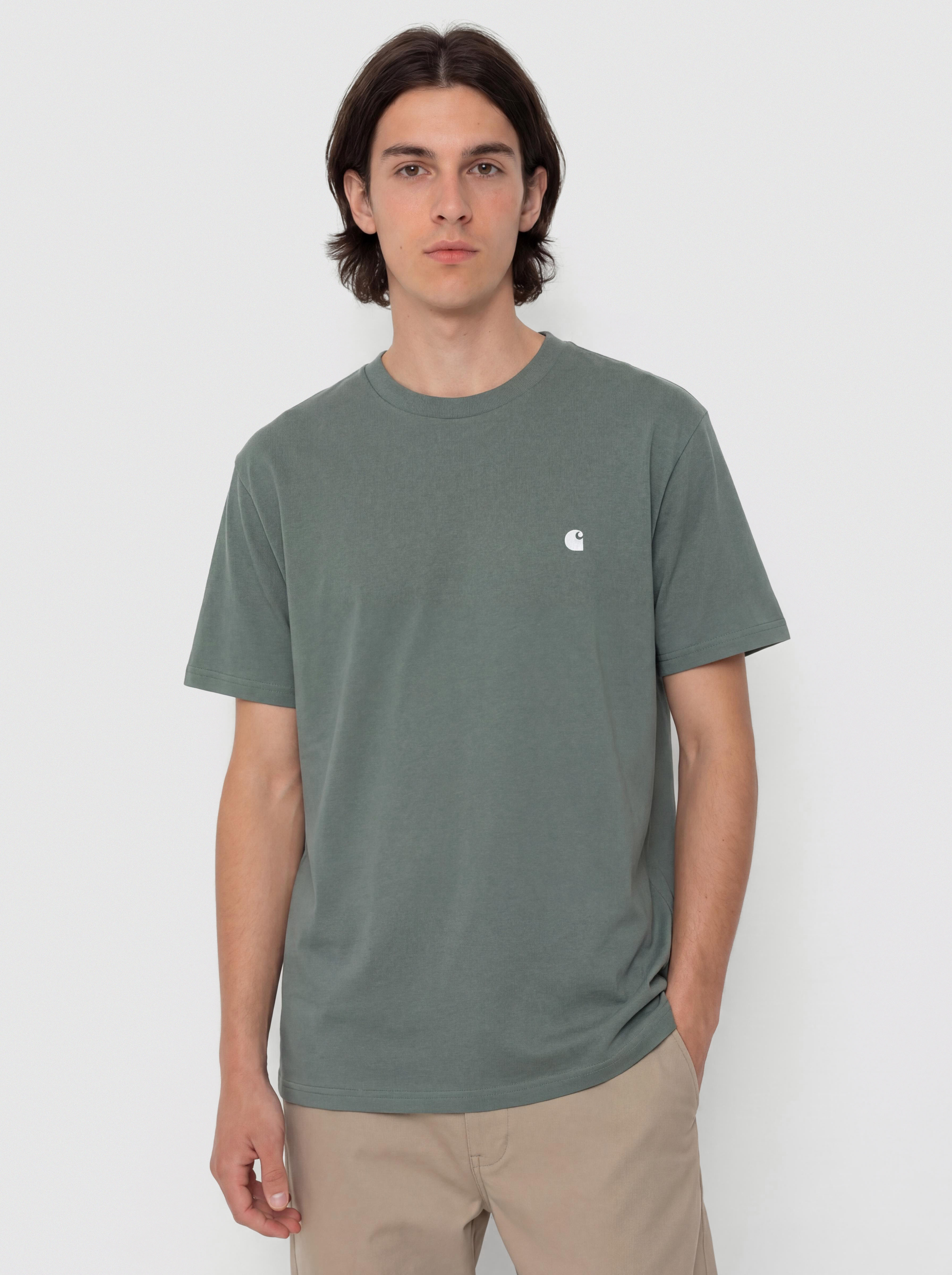T-shirt Carhartt WIP Madison (velvet green/white)