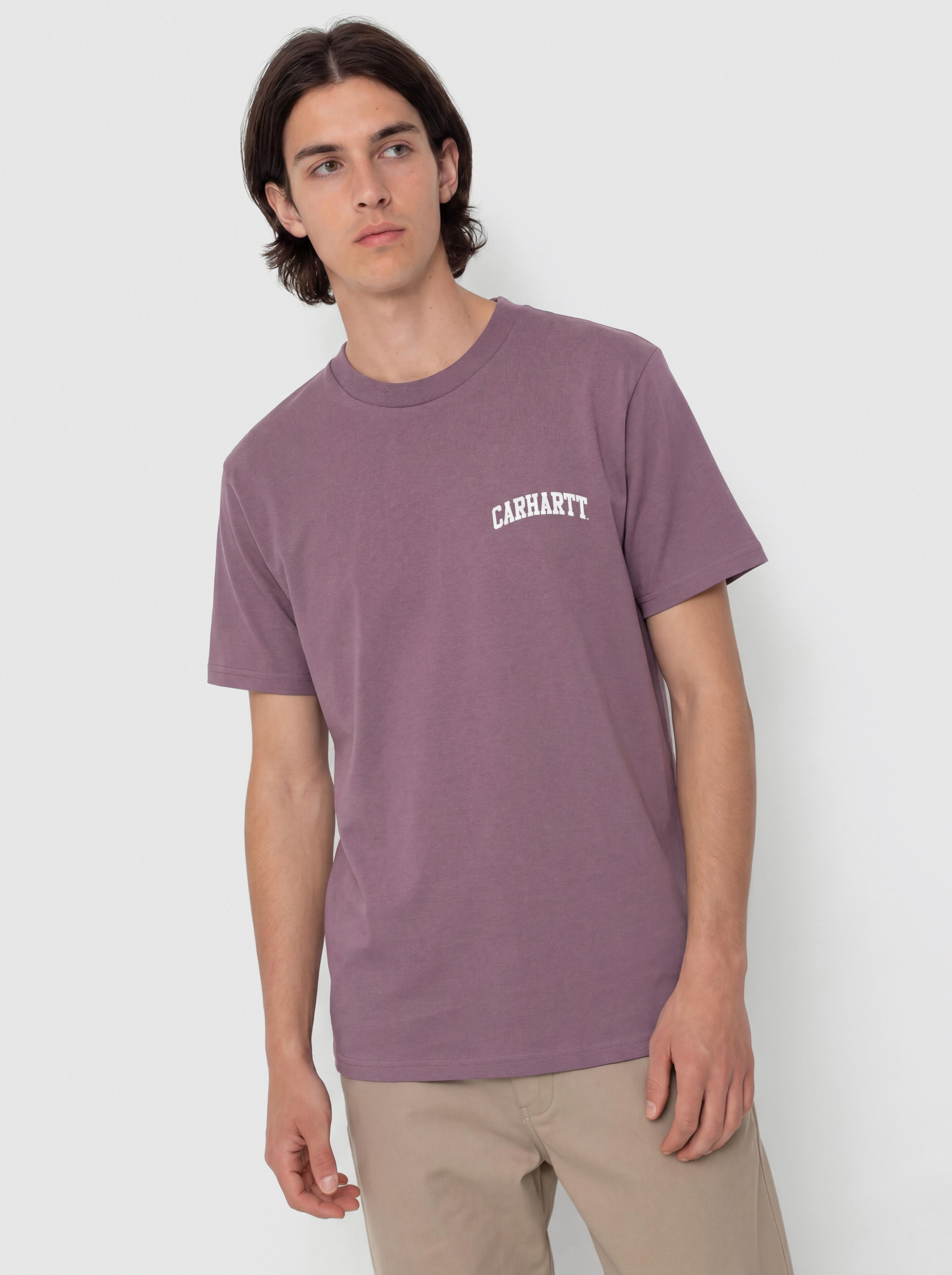 T-shirt Carhartt WIP University Script (phlox/white)