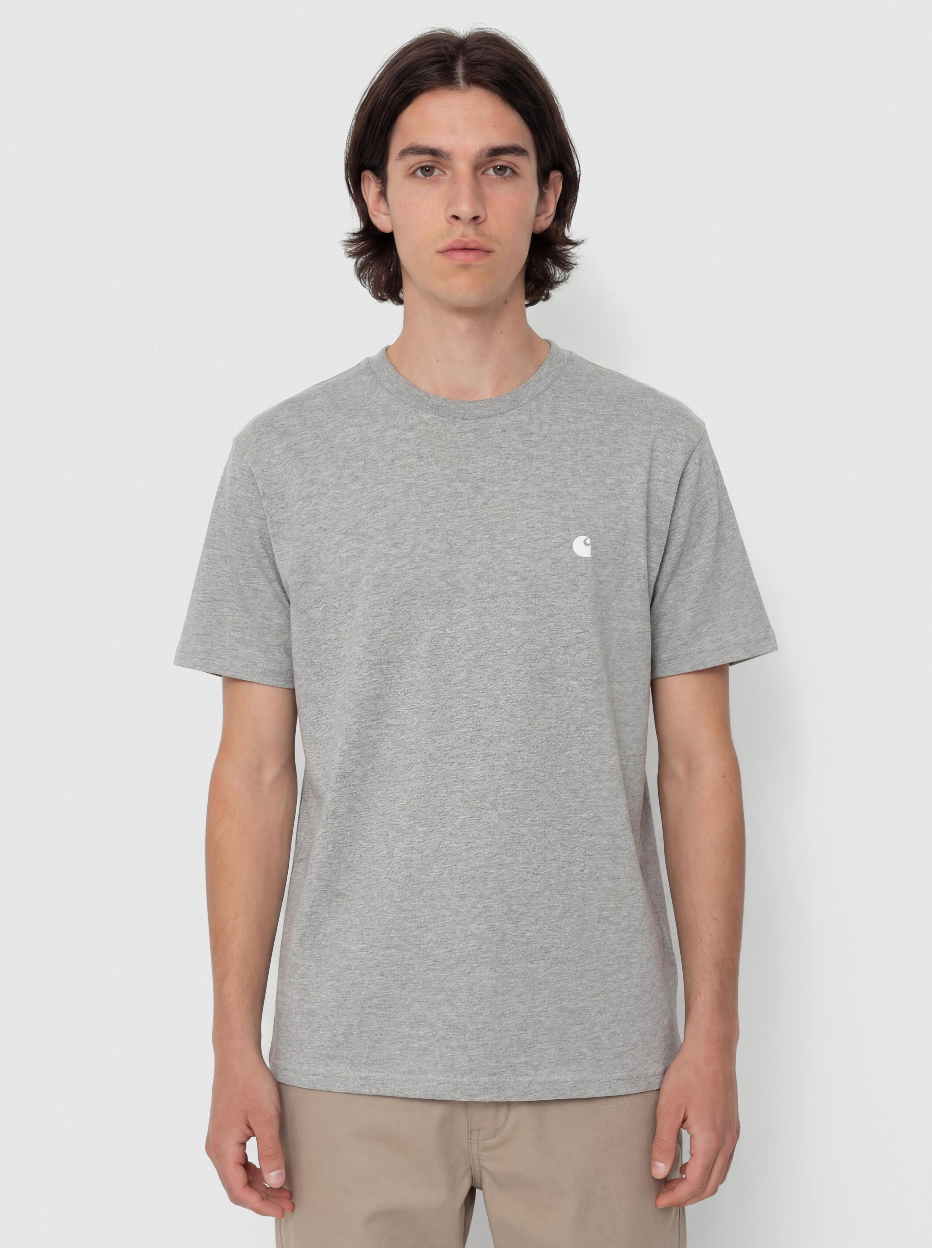 T-shirt Carhartt WIP Madison (grey heather/white)