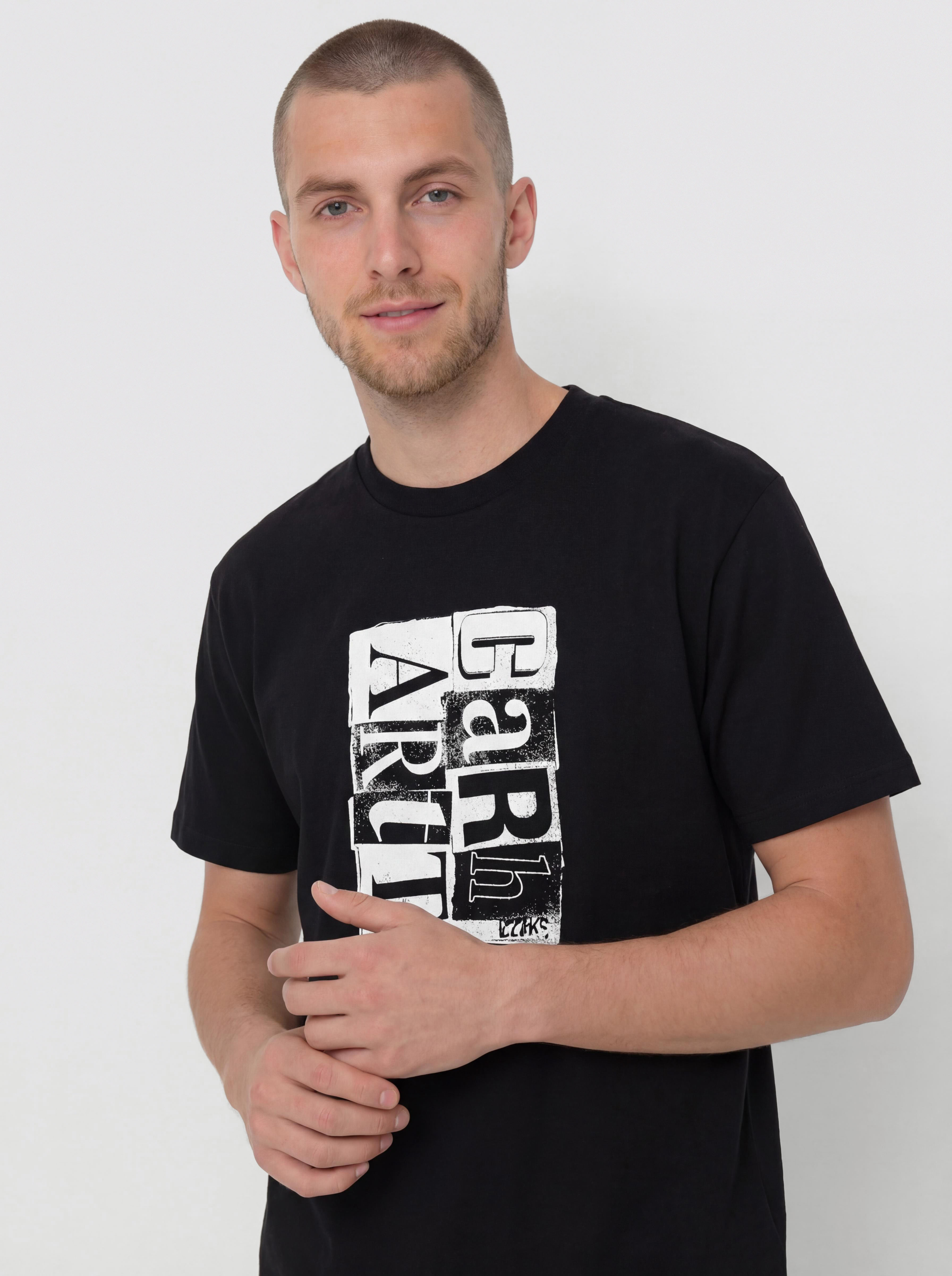 T-shirt Carhartt WIP Moving Letterpress (black)