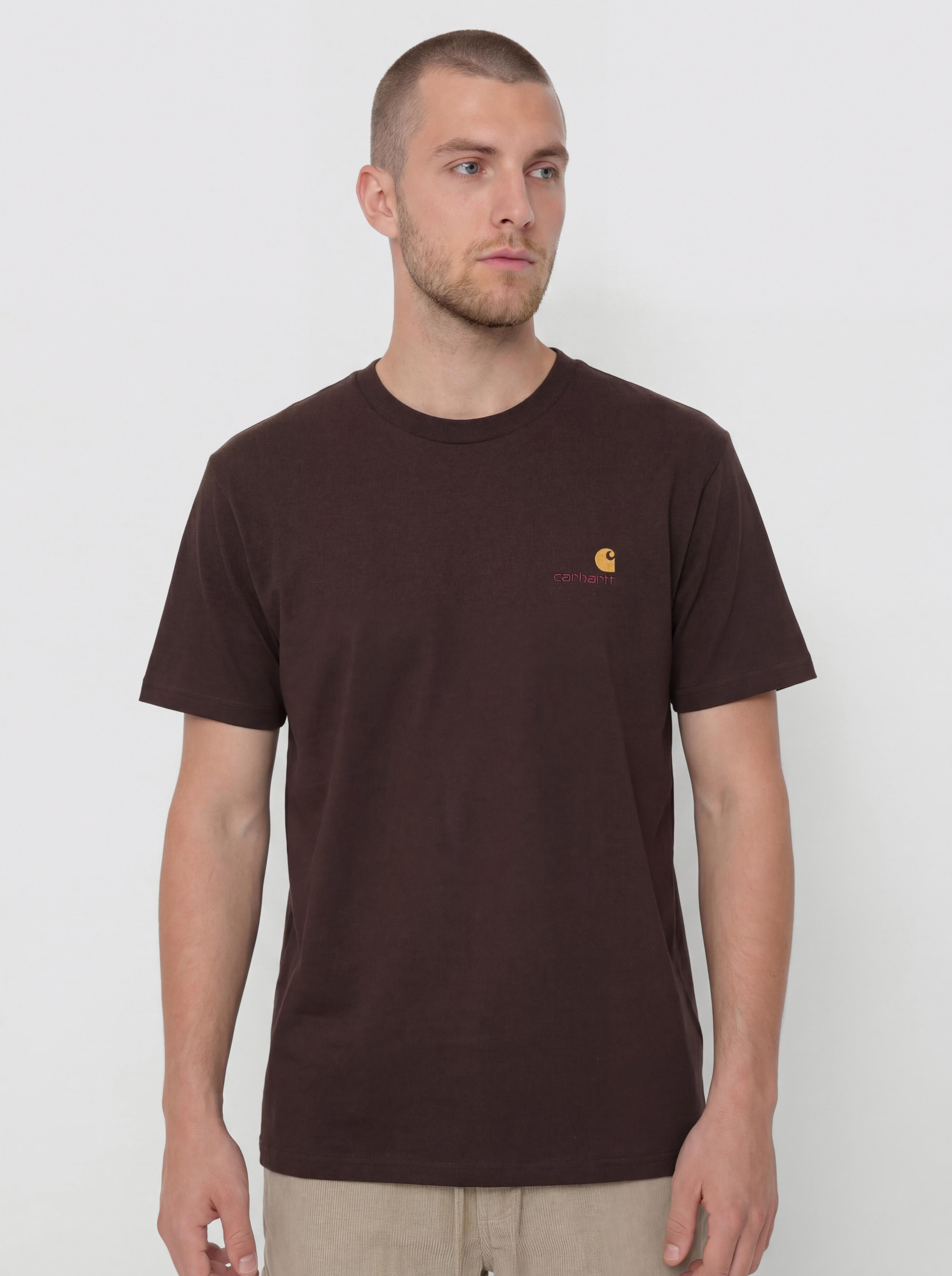 T-shirt Carhartt WIP American Script (palisander)