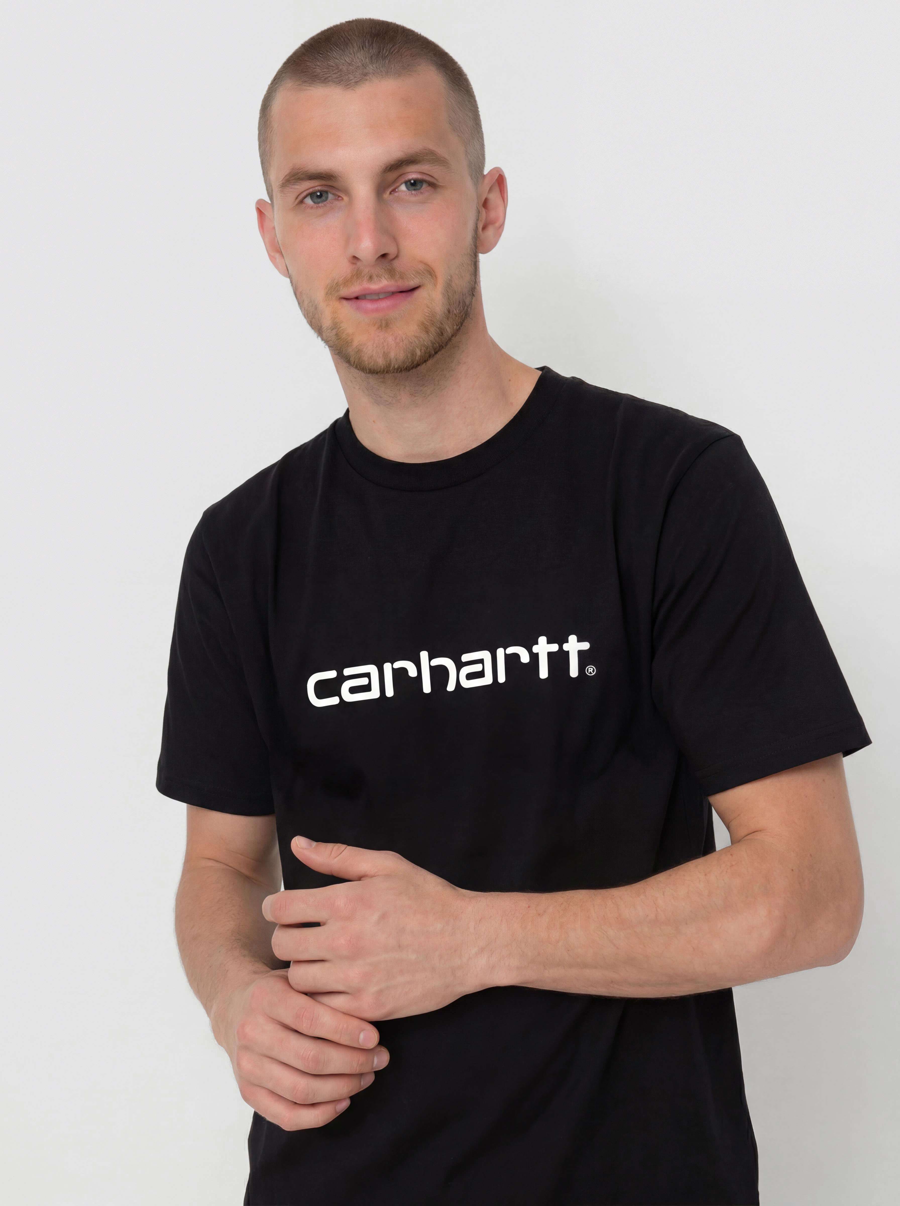 T-shirt Carhartt WIP Script (black/white)