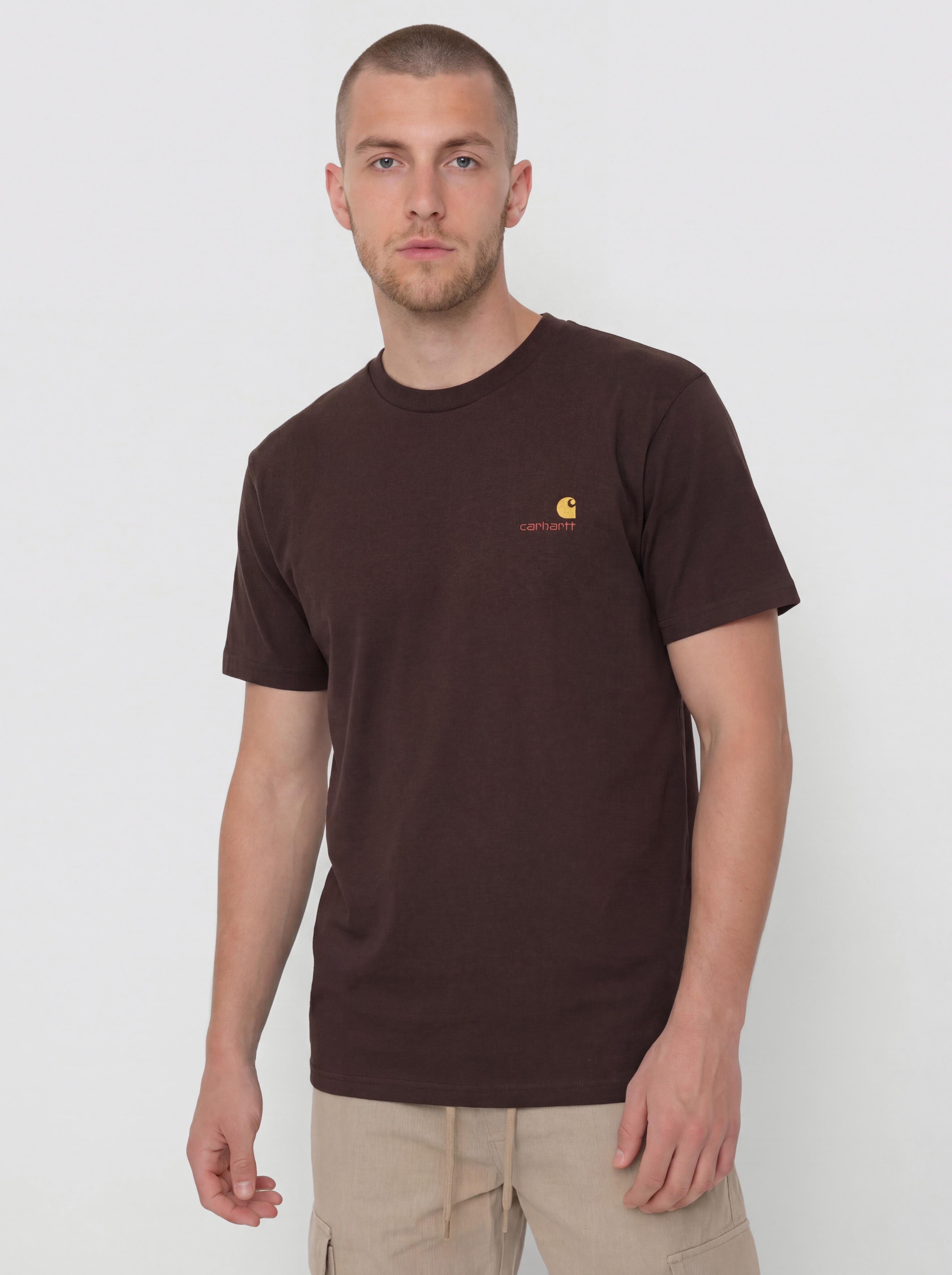 T-shirt Carhartt WIP American Script (palisander)