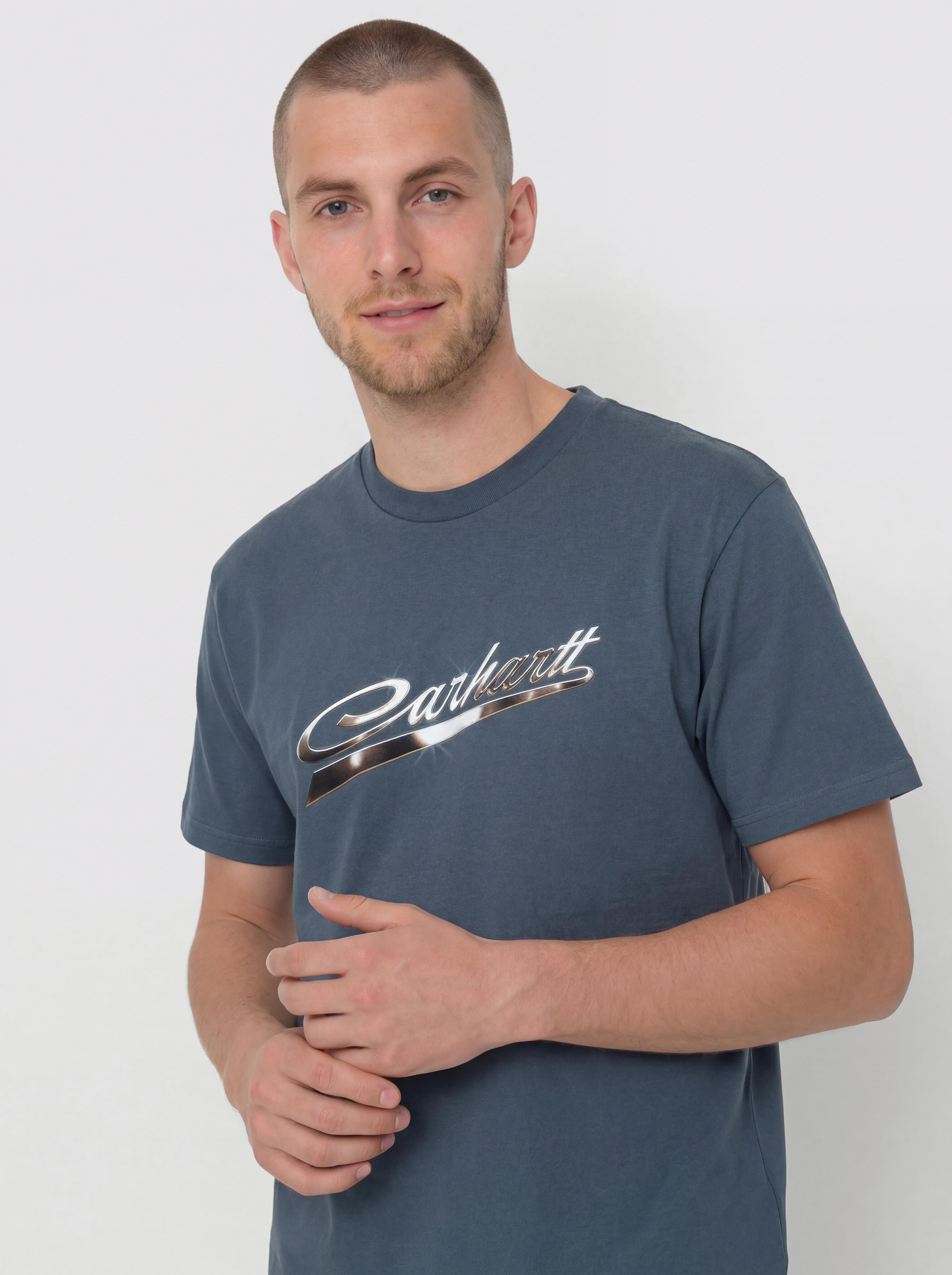 T-shirt Carhartt WIP Vroooom (office blue)