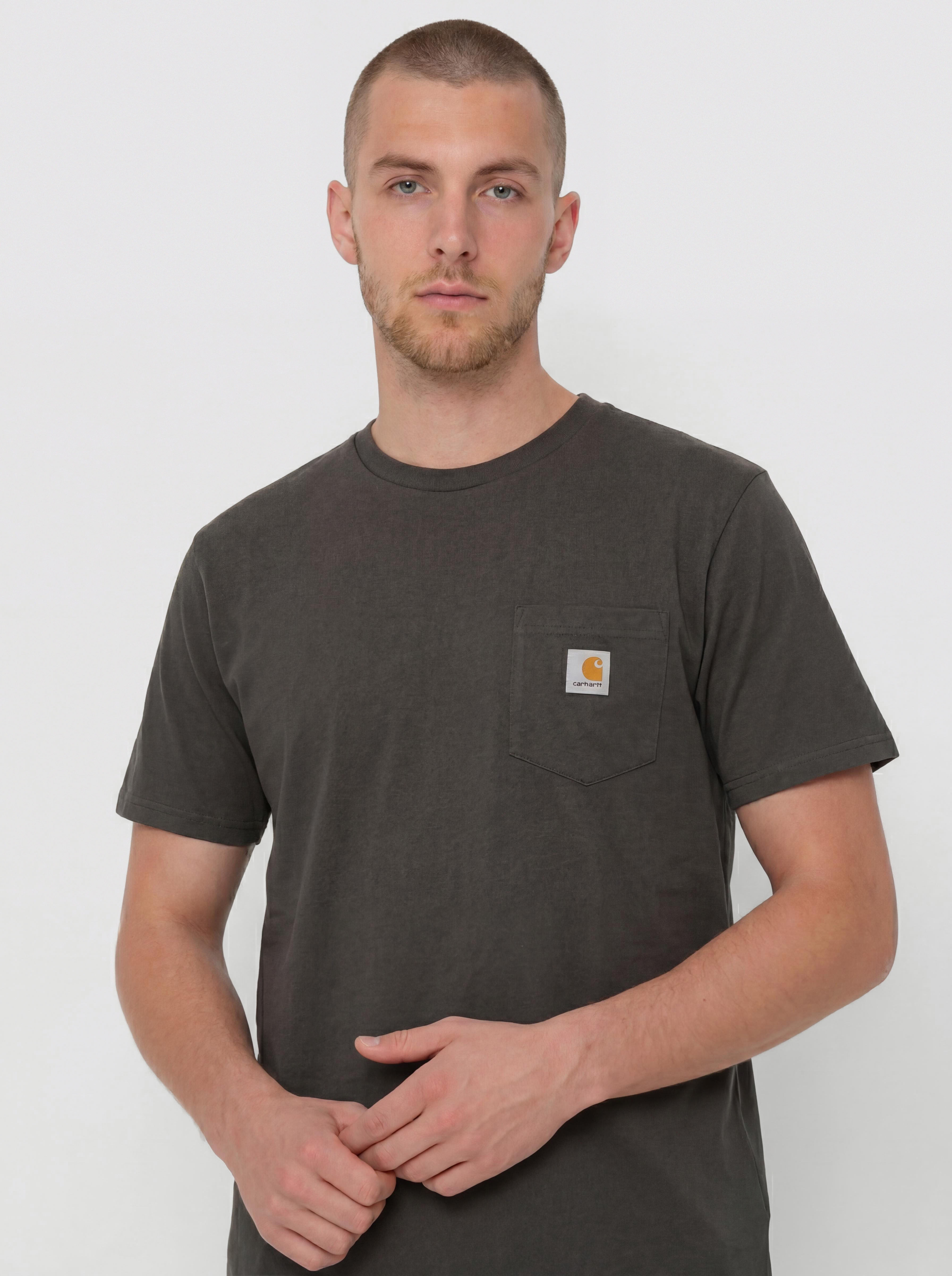 T-shirt Carhartt WIP Pocket (oxide green)