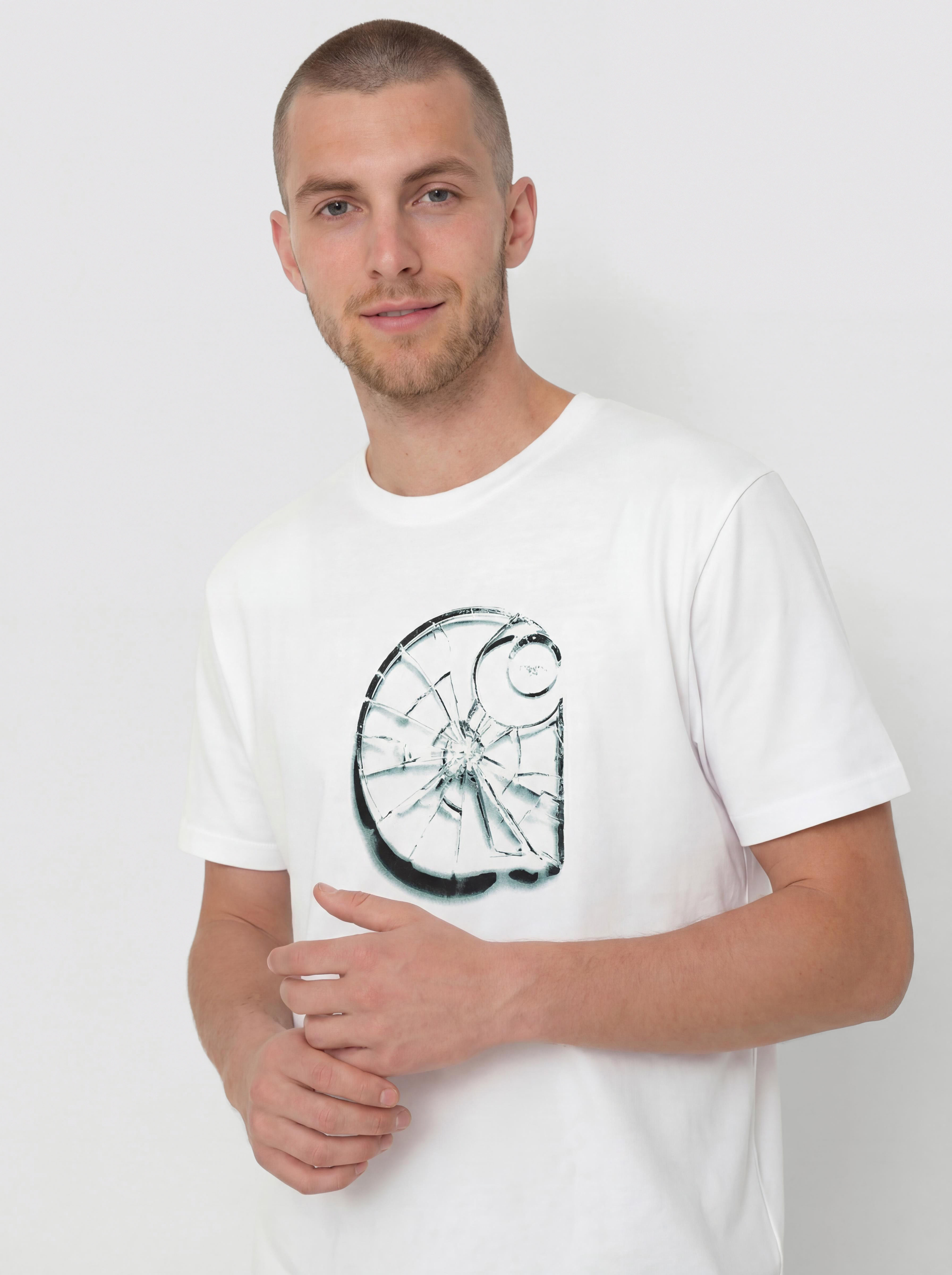 T-shirt Carhartt WIP Shattered (white)