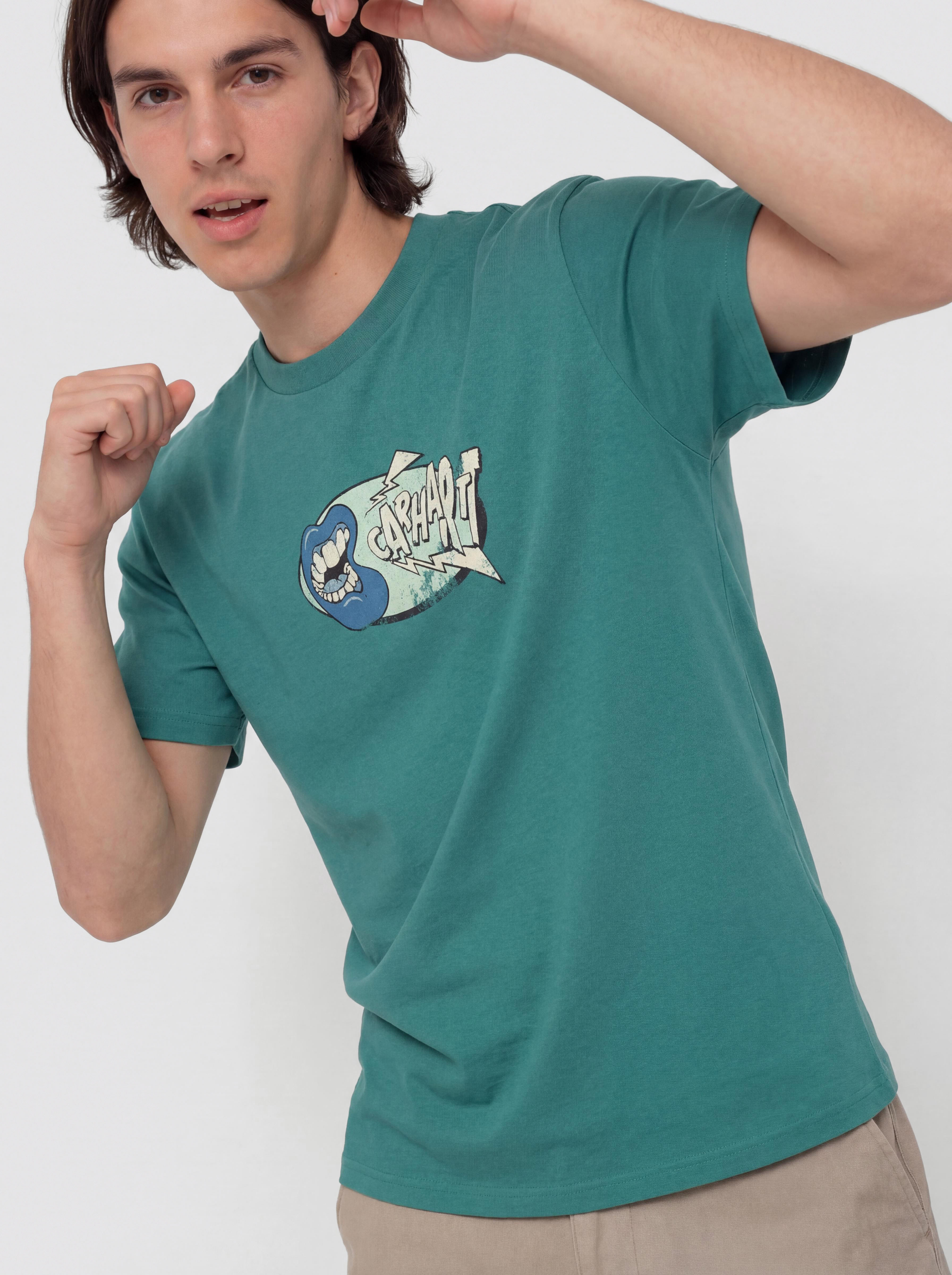 T-shirt Carhartt WIP Louder (saguaro/heavy enzyme wash)