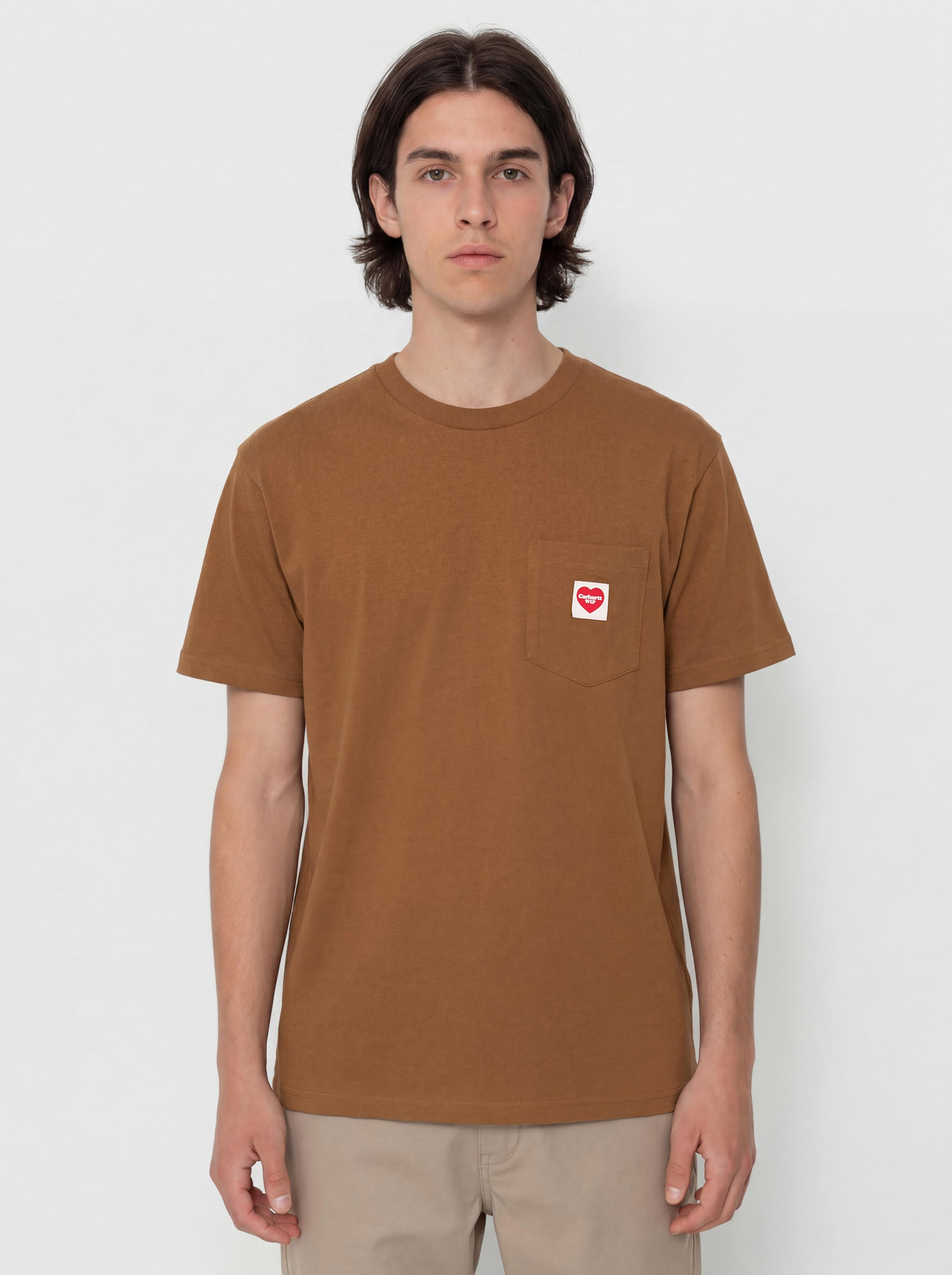 T-shirt Carhartt WIP Pocket Heart (hamilton brown)