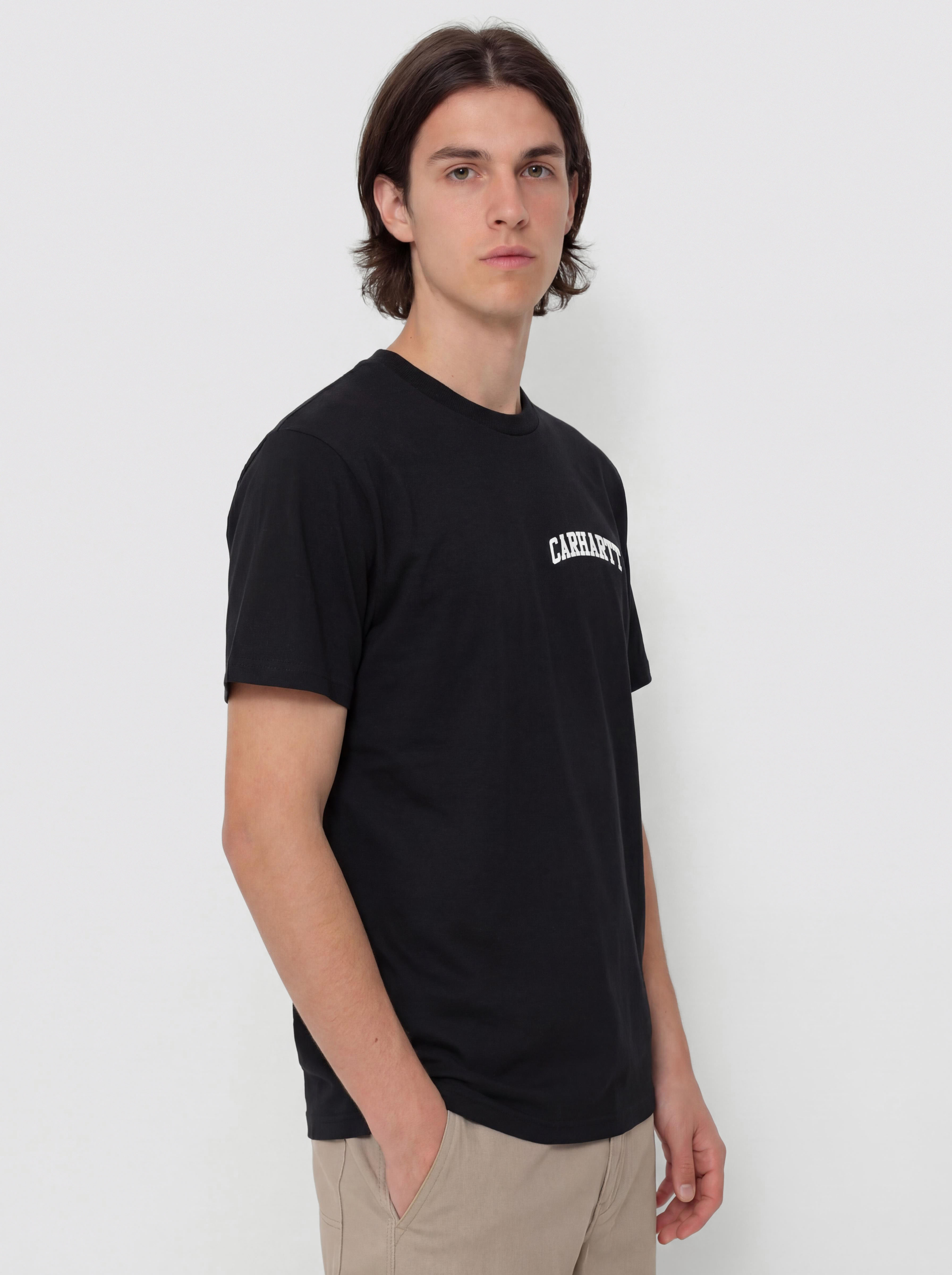 T-shirt Carhartt WIP University Script (black/white)