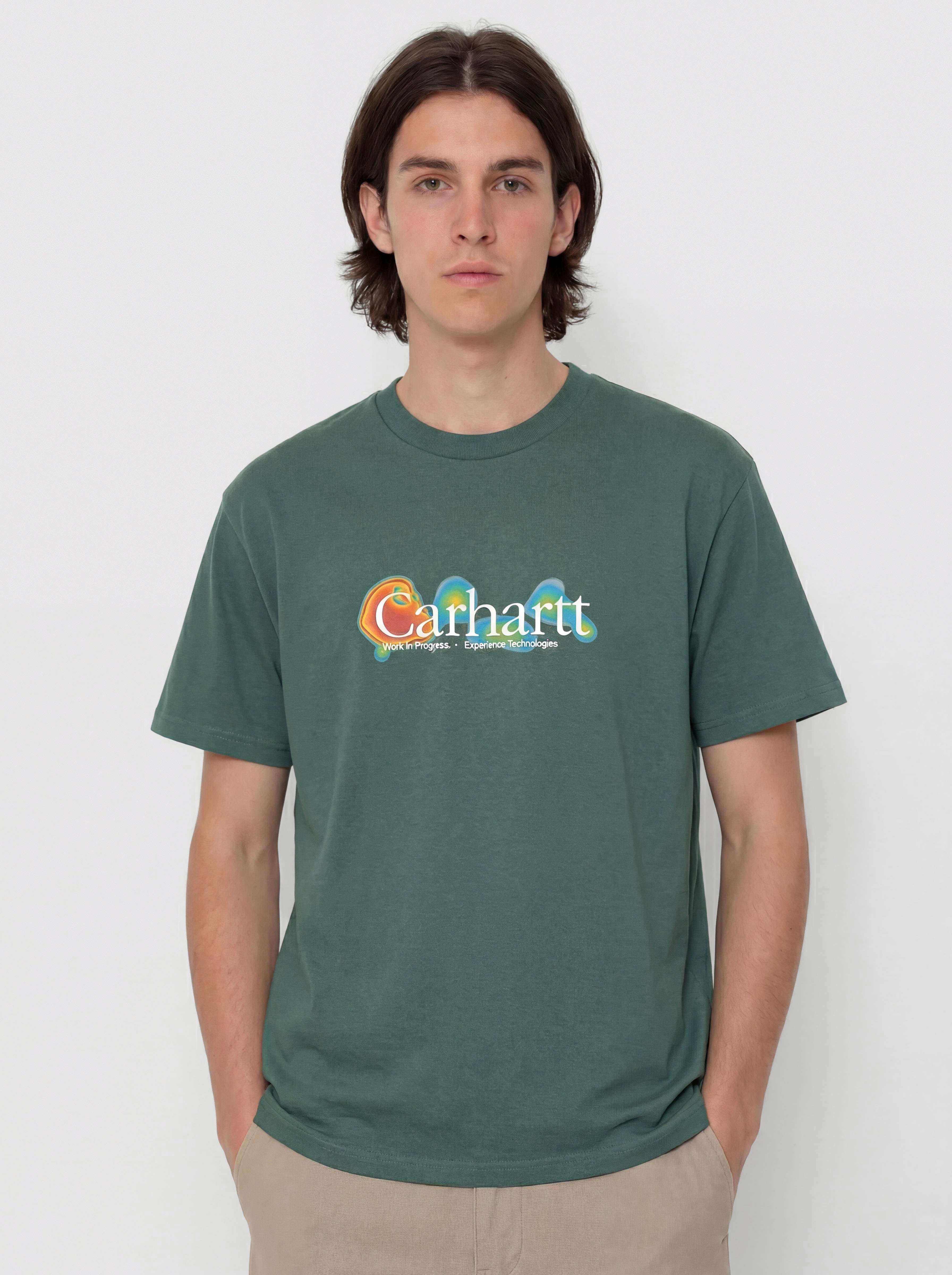 T-shirt Carhartt WIP Experiential (silver pine)