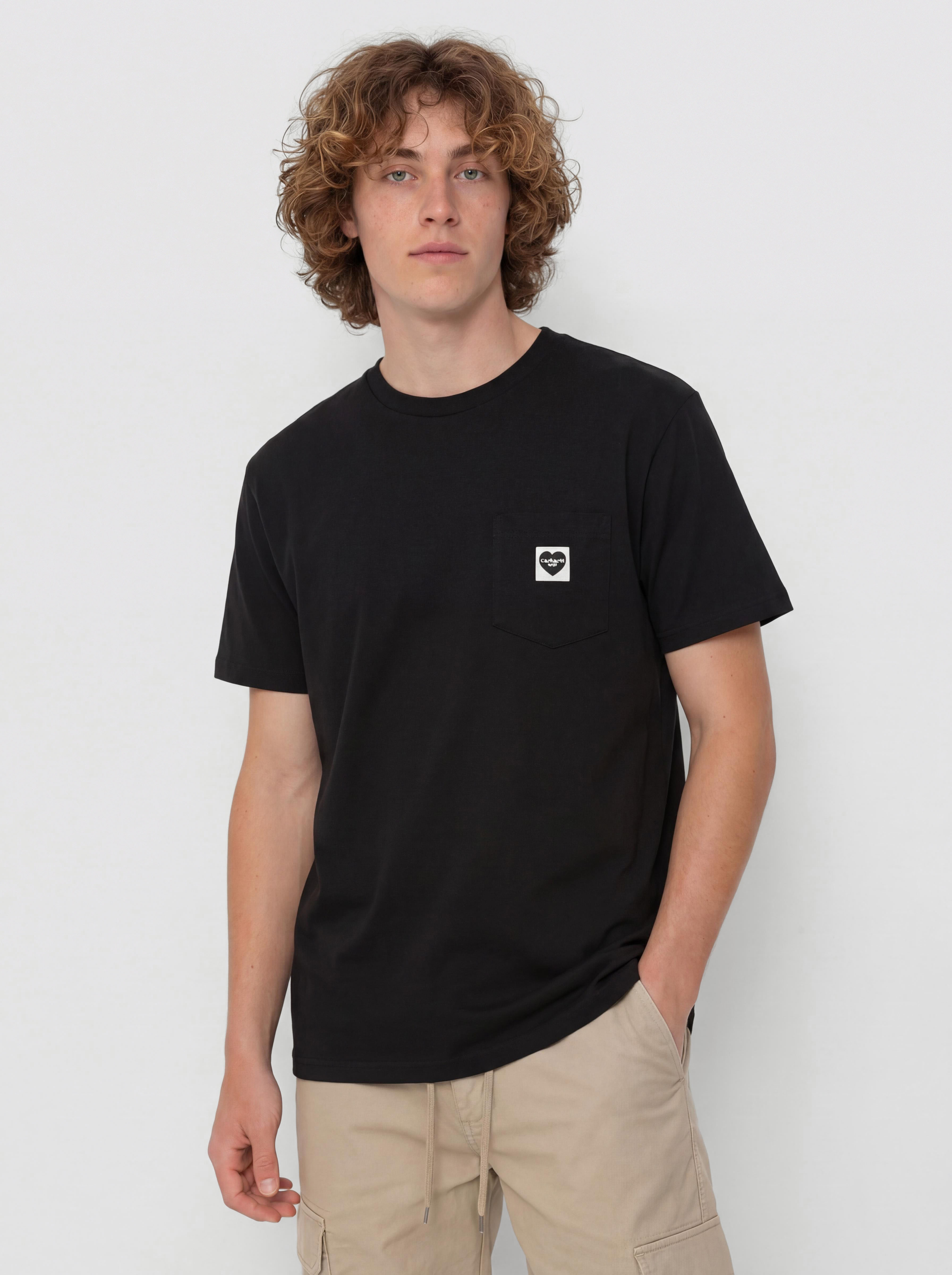 T-shirt Carhartt WIP Pocket Heart (black/black)