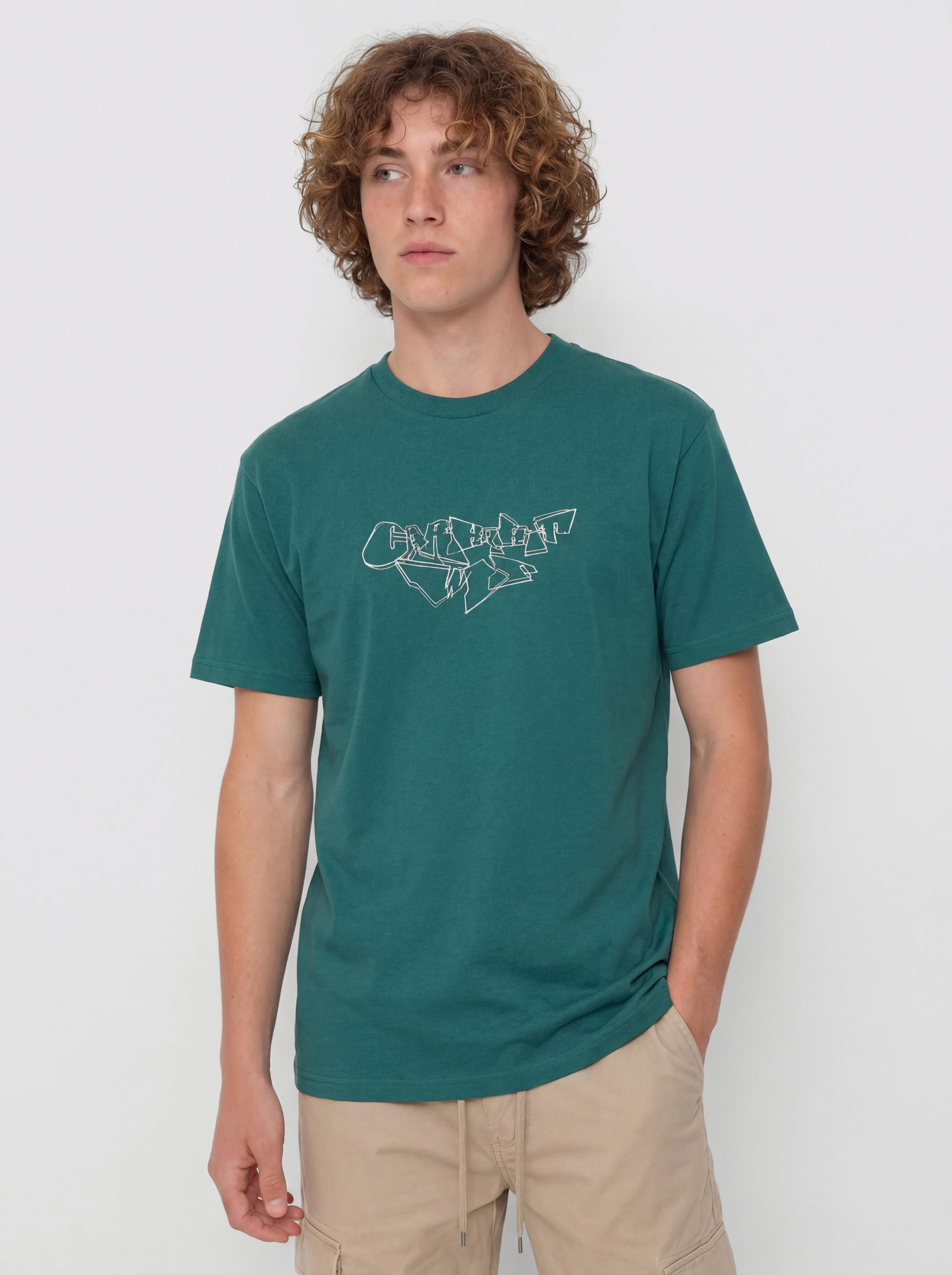 T-shirt Carhartt WIP Screwed Up Script (rainforest)