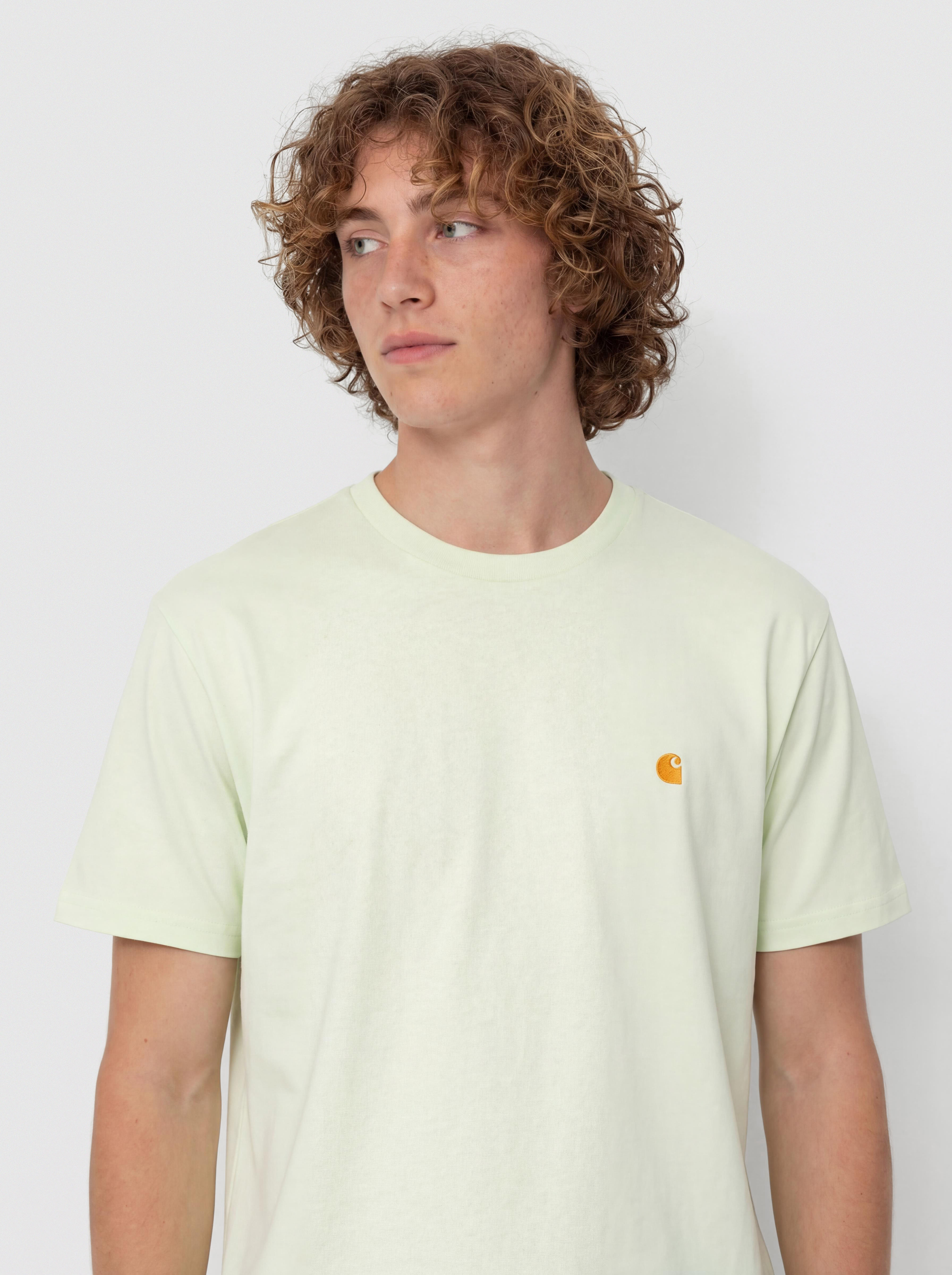 T-shirt Carhartt WIP Chase (air green/gold)