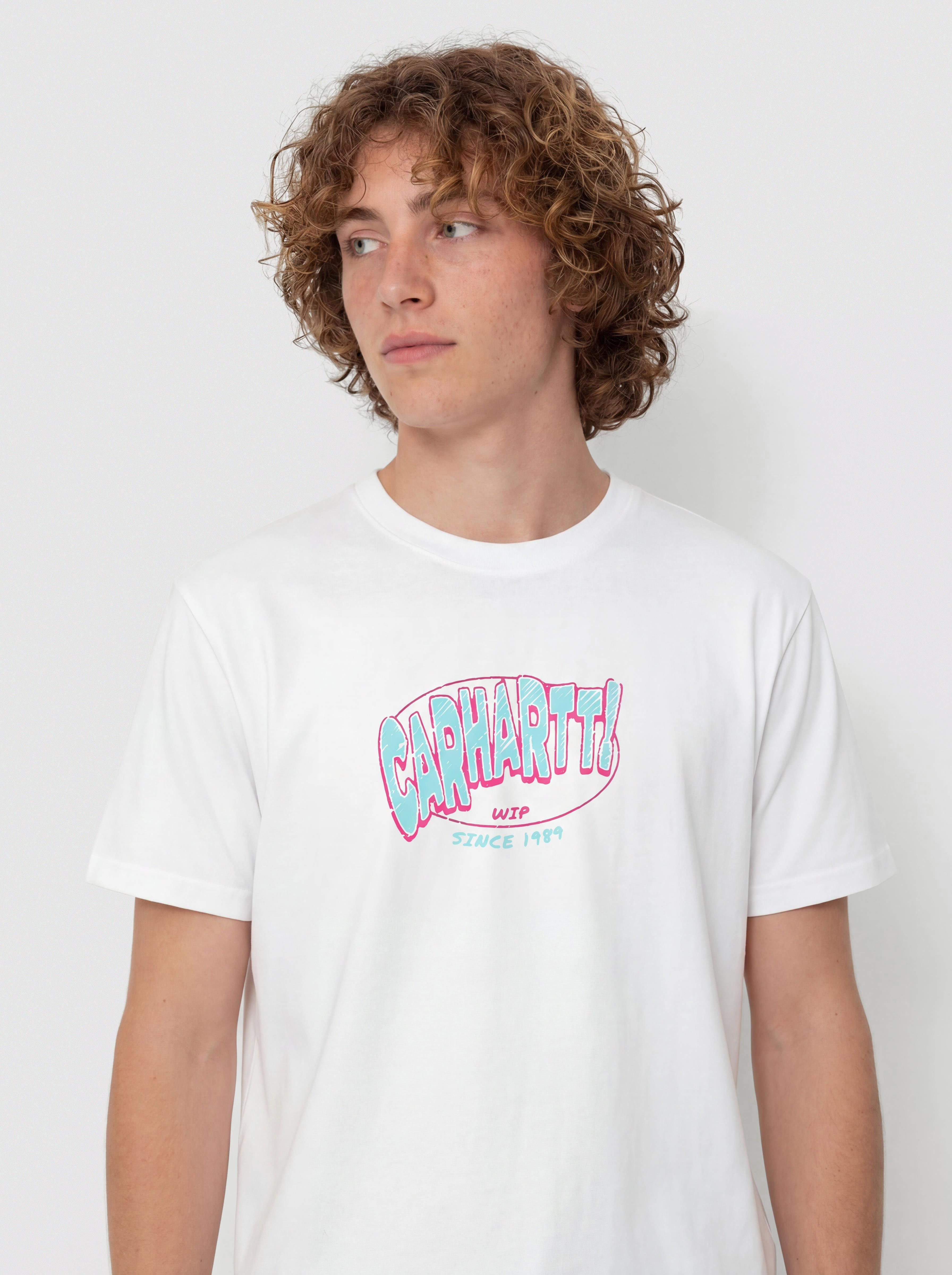 T-shirt Carhartt WIP Hot Script (white)