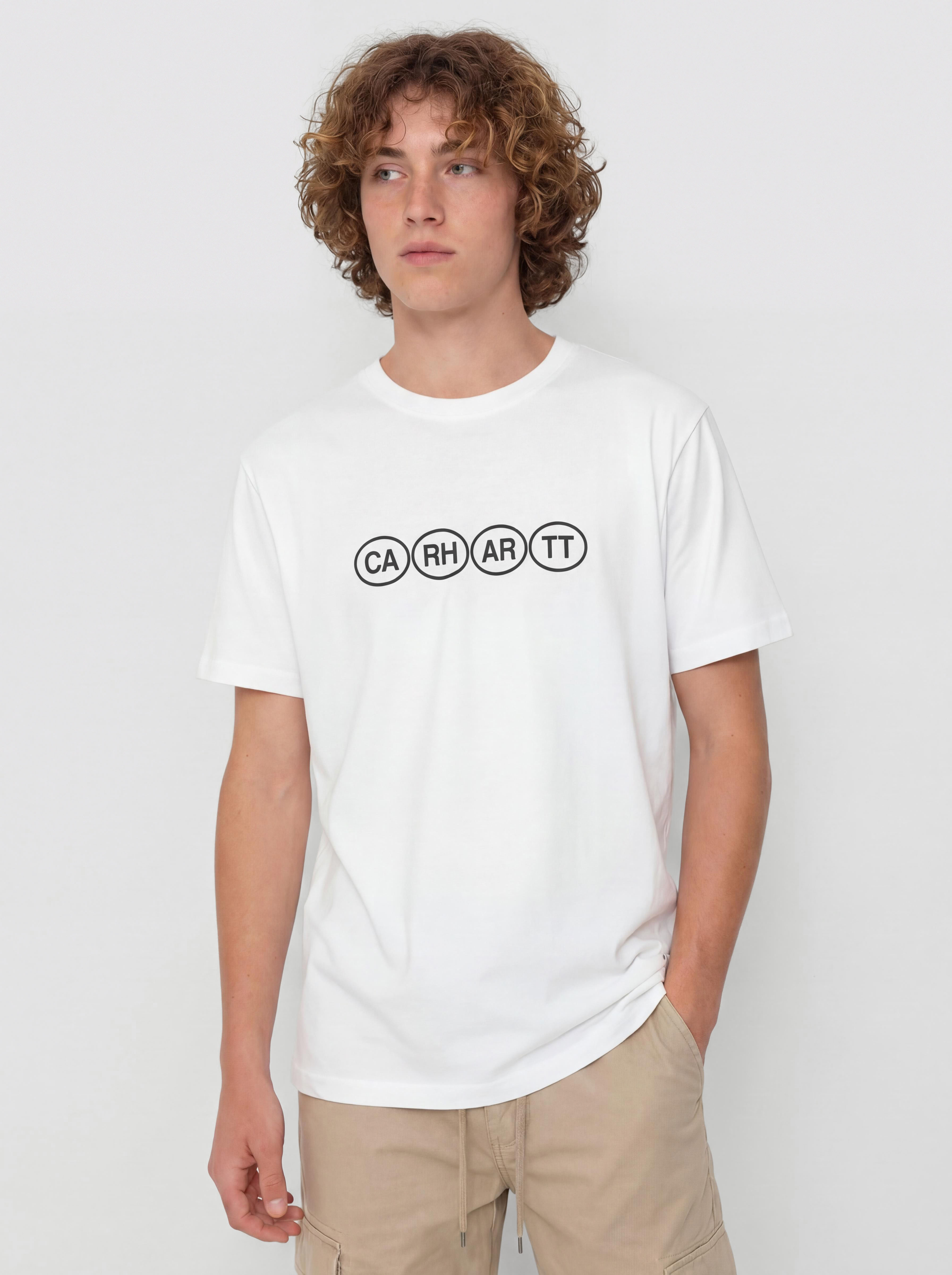 T-shirt Carhartt WIP Bumper (white/black)