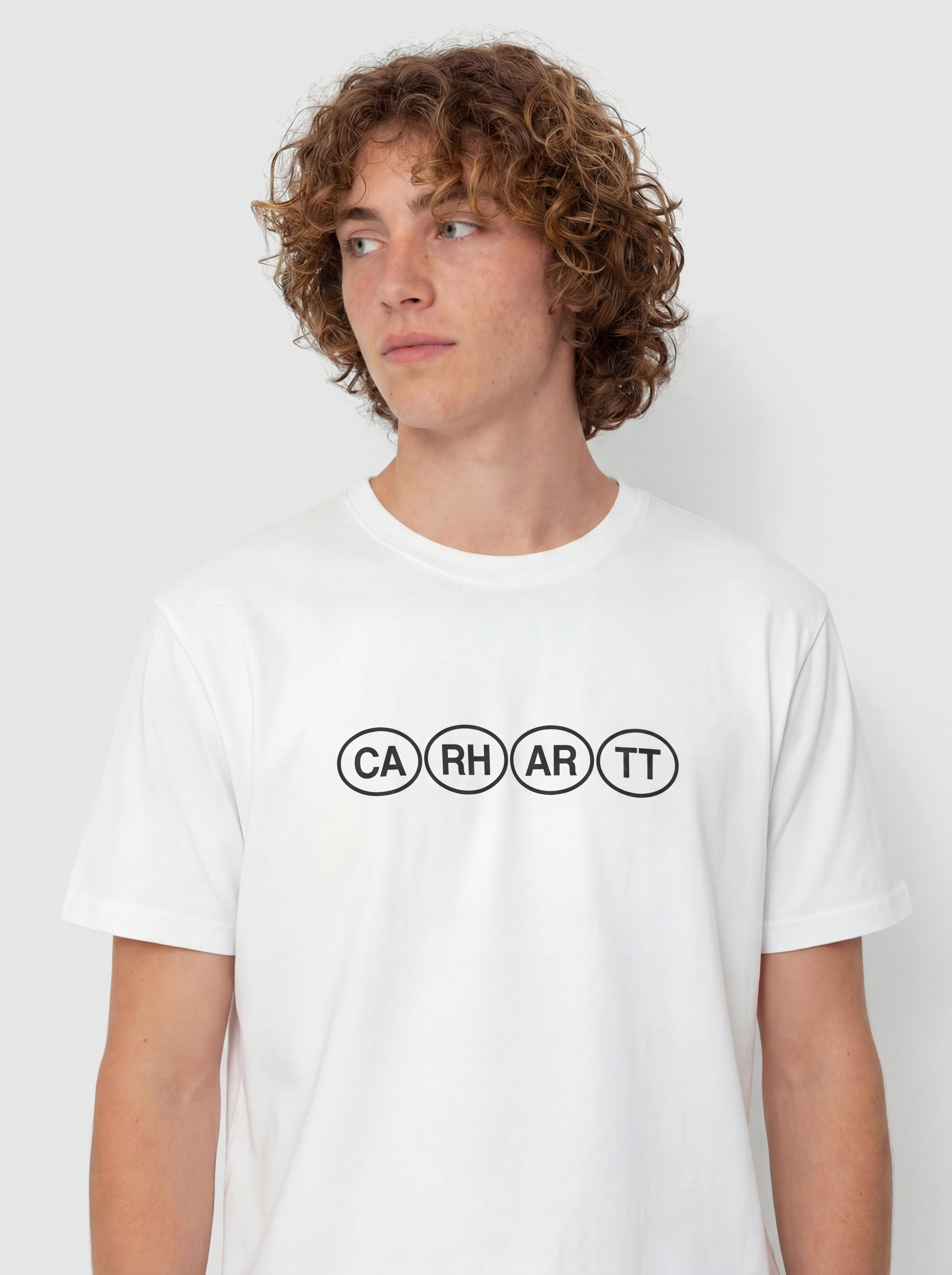T-shirt Carhartt WIP Bumper (white/black)