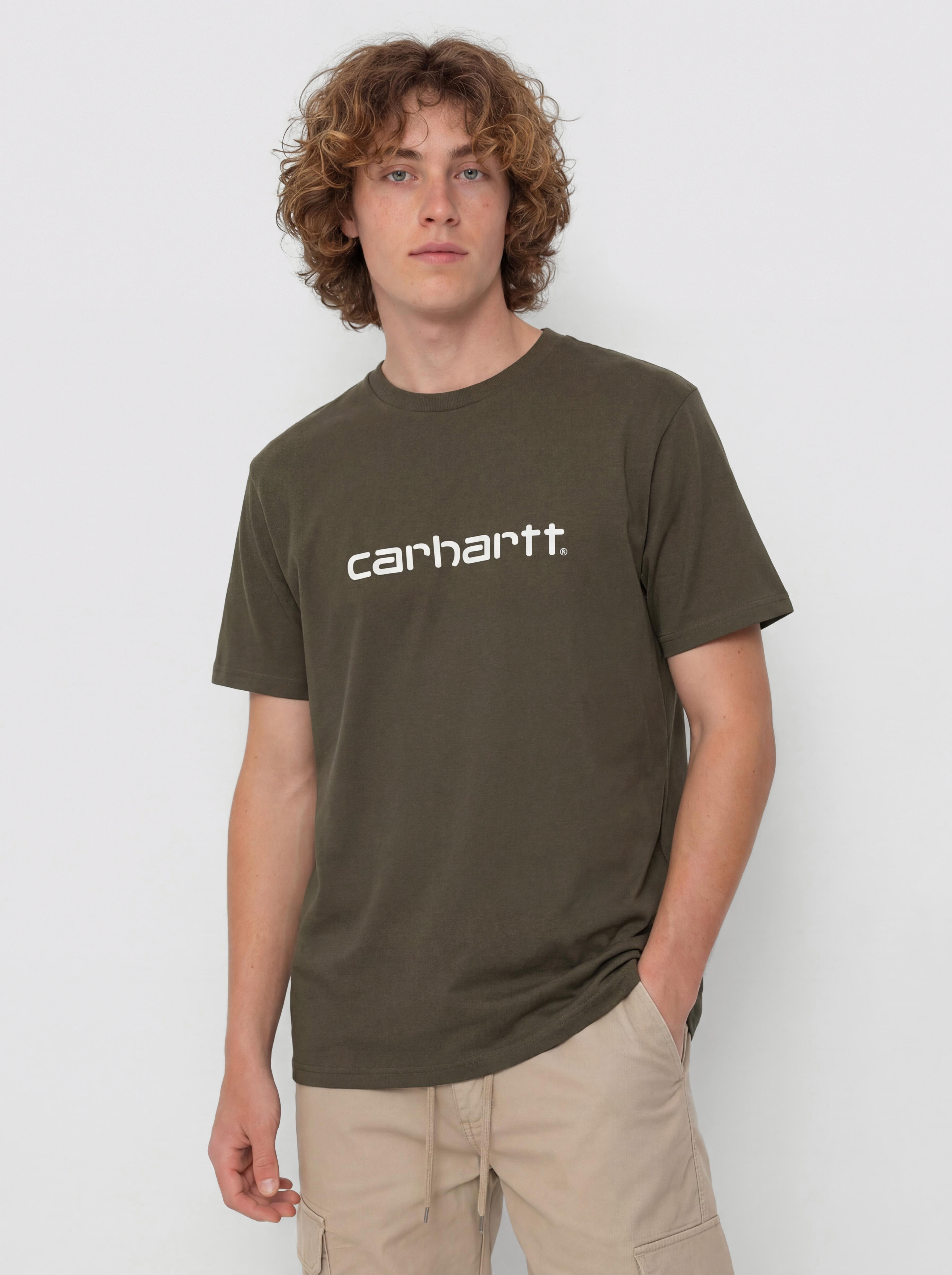T-shirt Carhartt WIP Script (turtle/air pink)