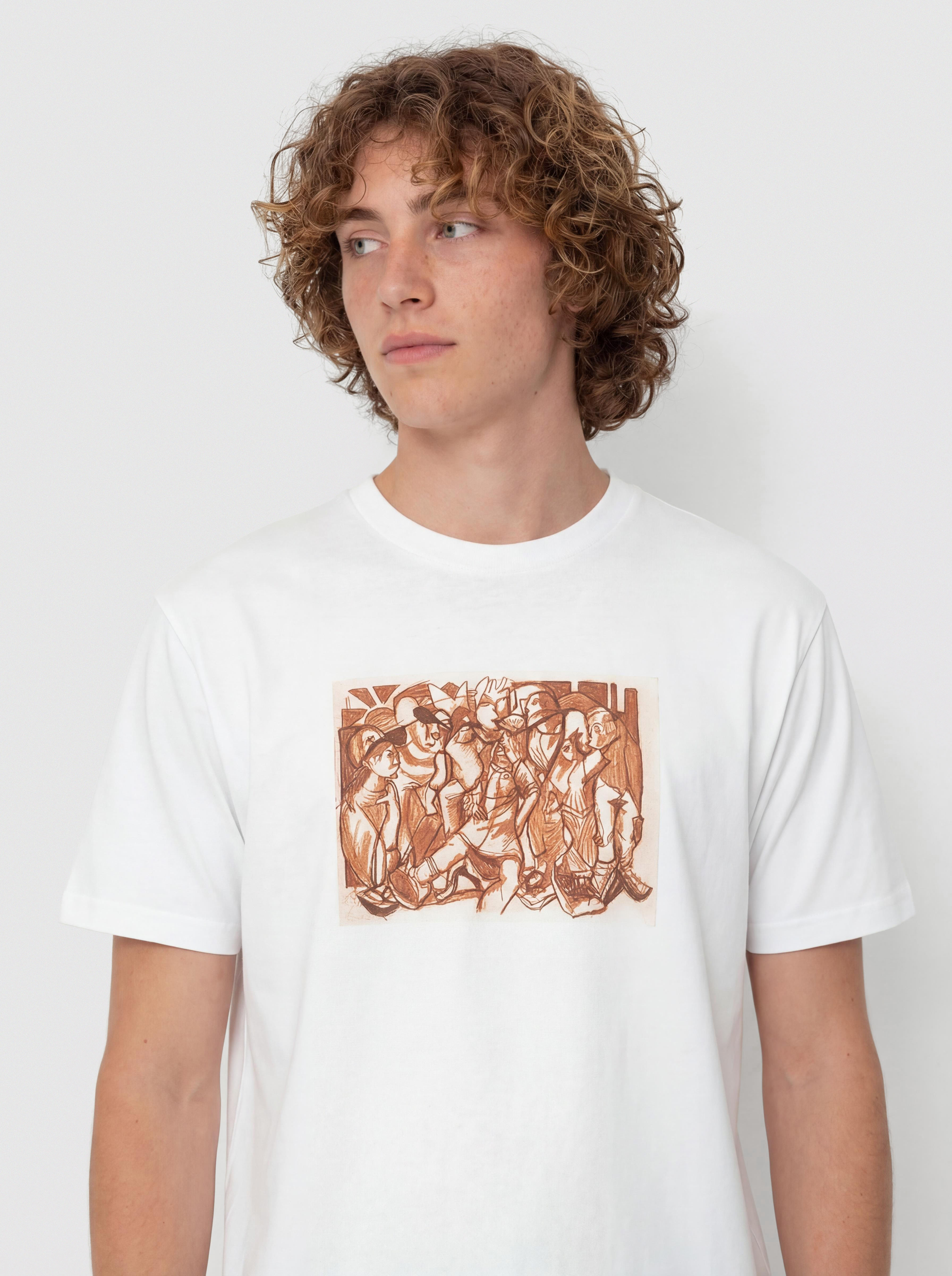 T-shirt Carhartt WIP Cai Arfon Bellis (white)