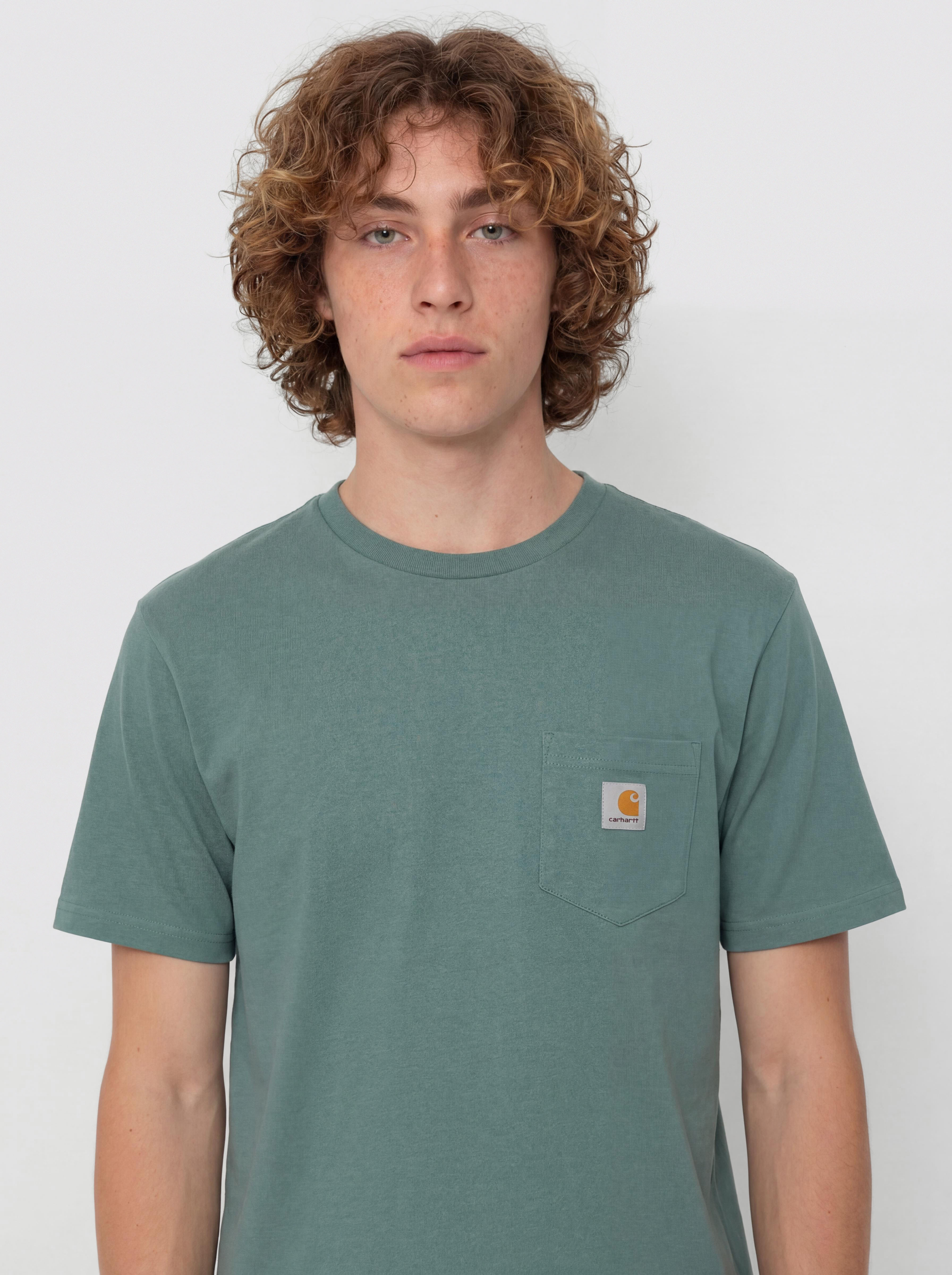 T-shirt Carhartt WIP Pocket (silver pine)