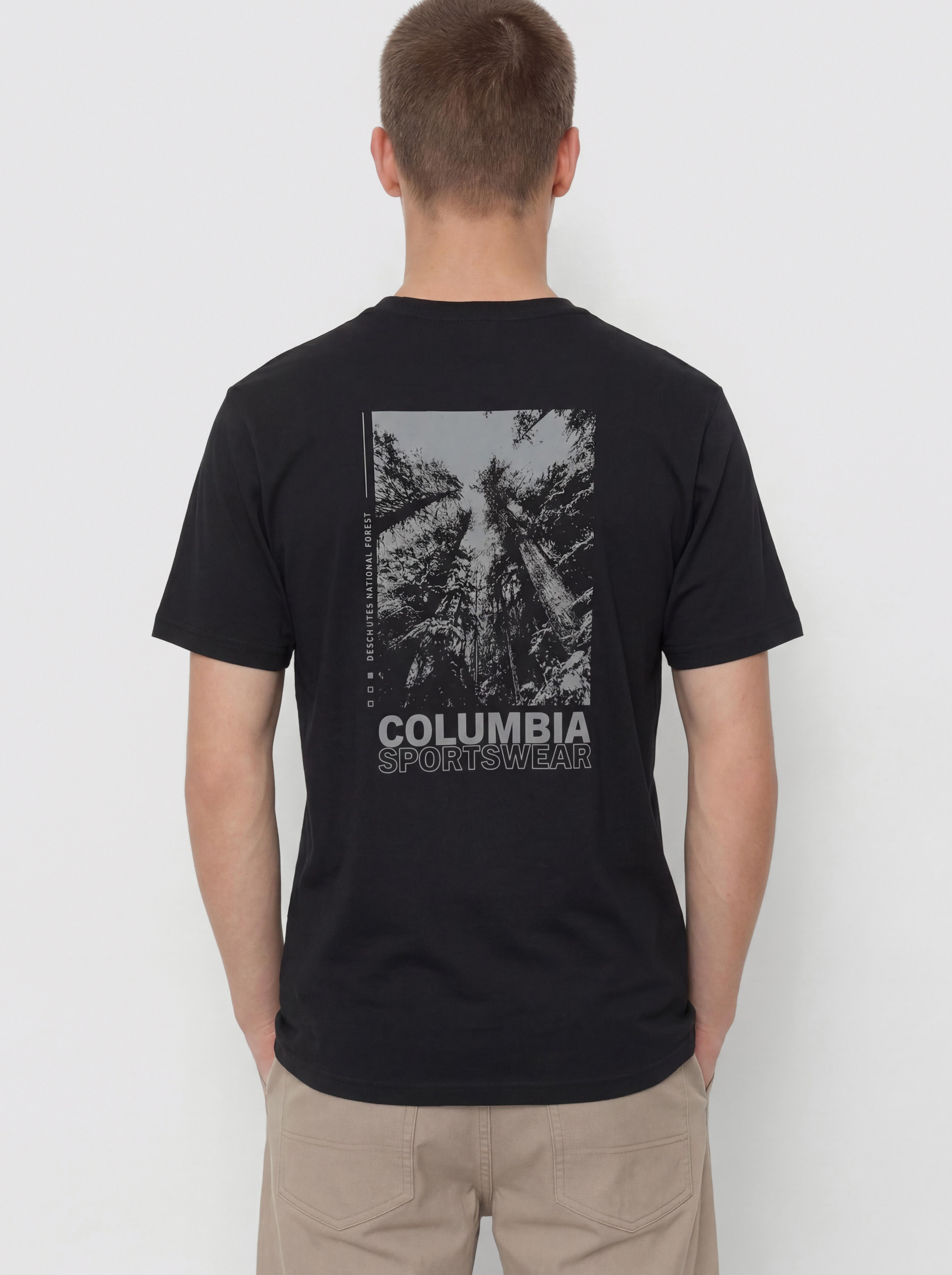 T-shirt Columbia Rapid Ridge (black/amazing heights)