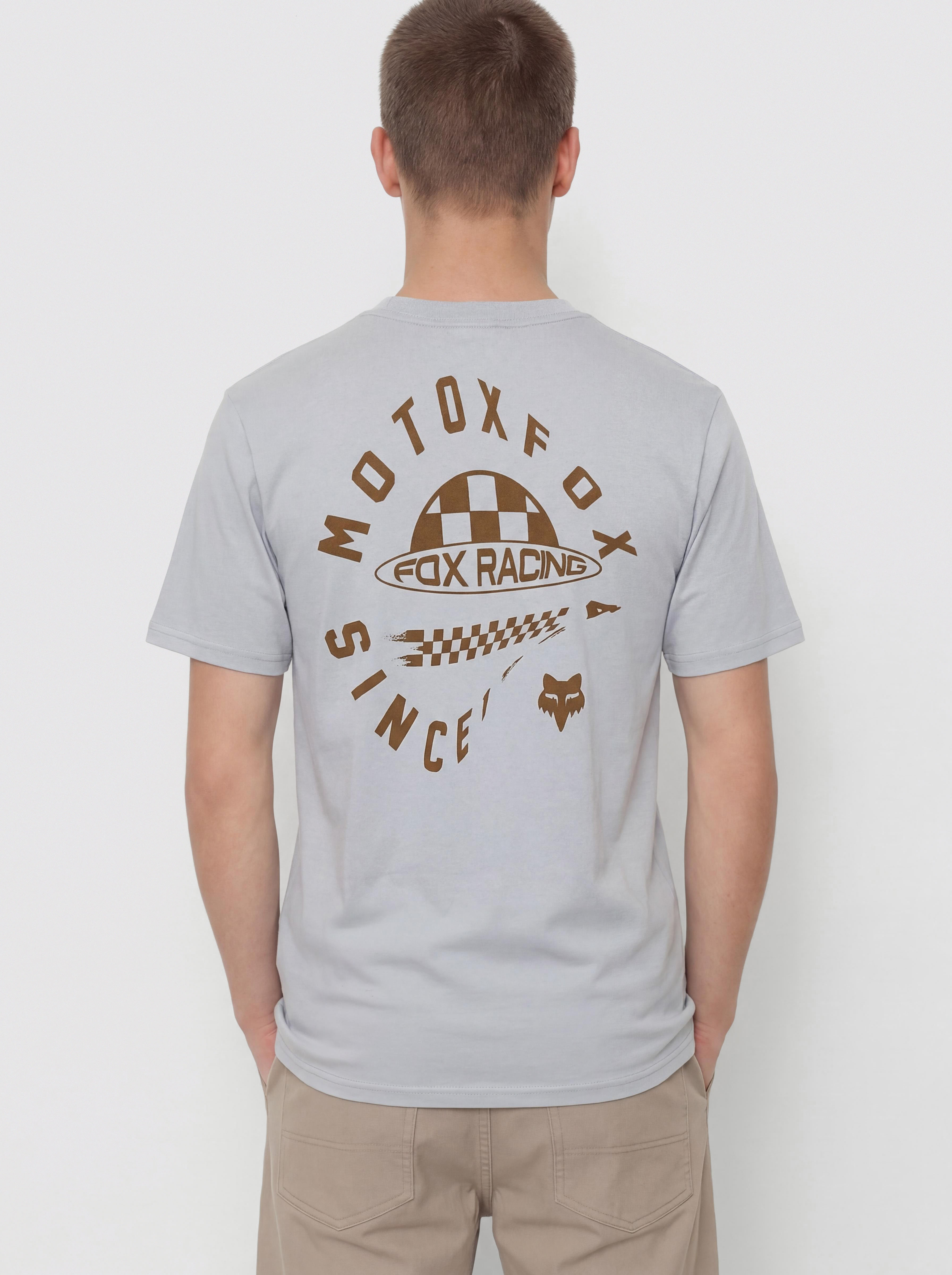 T-shirt Fox Planet Moto (steel grey)