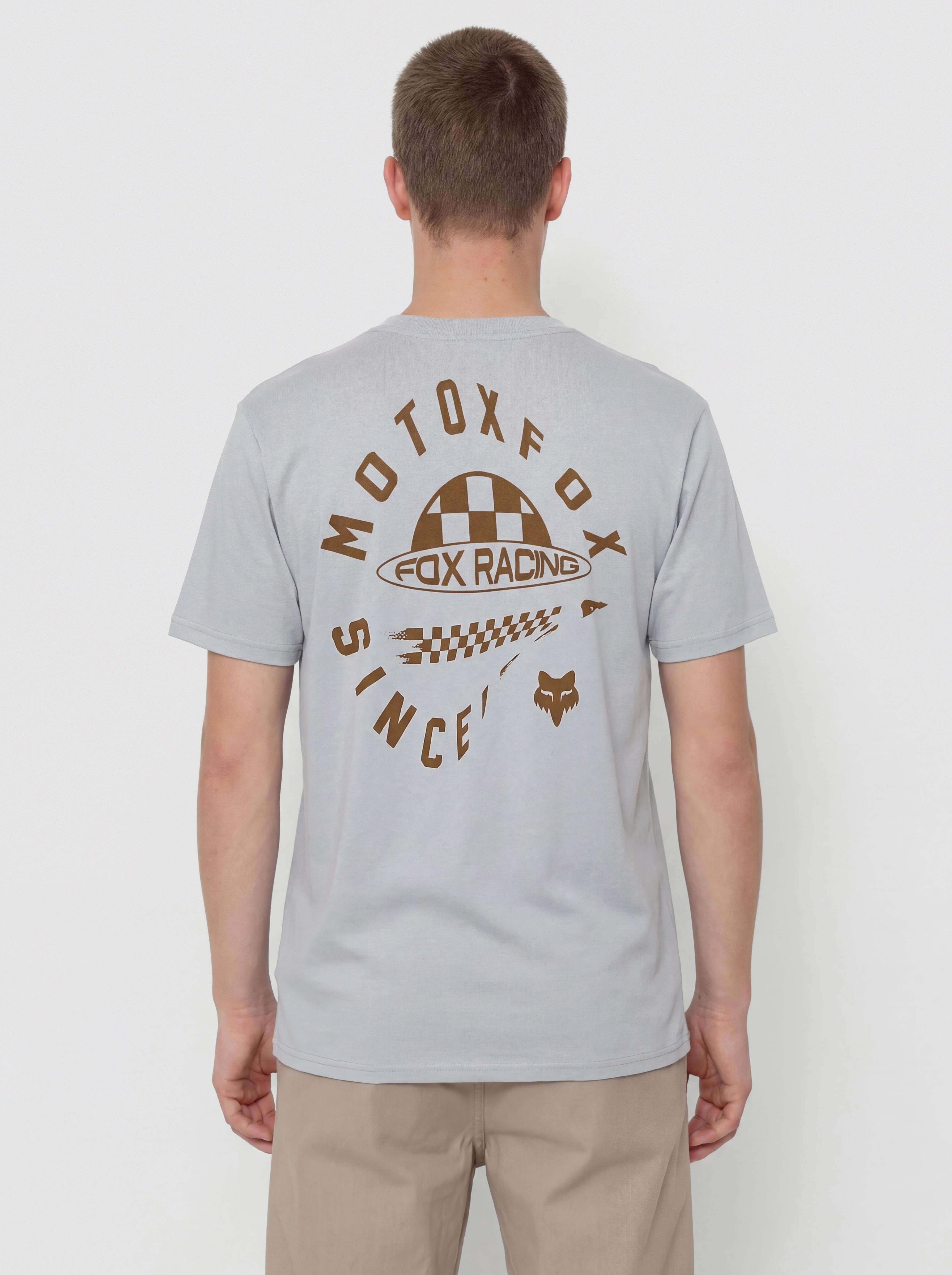 T-shirt Fox Planet Moto (steel grey)