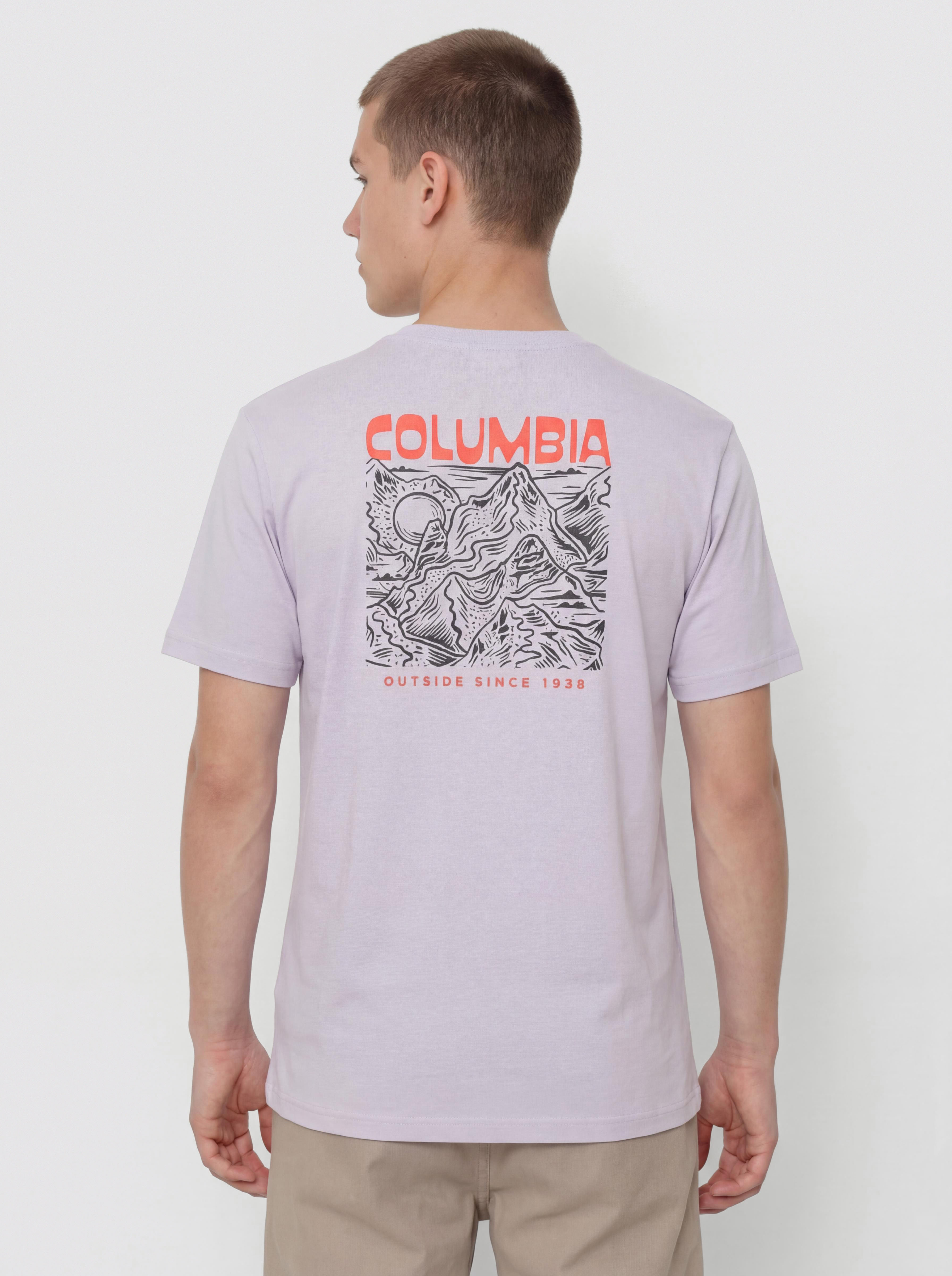 T-shirt Columbia Rolling Bend Oversized (lavender pearl/mountainview)