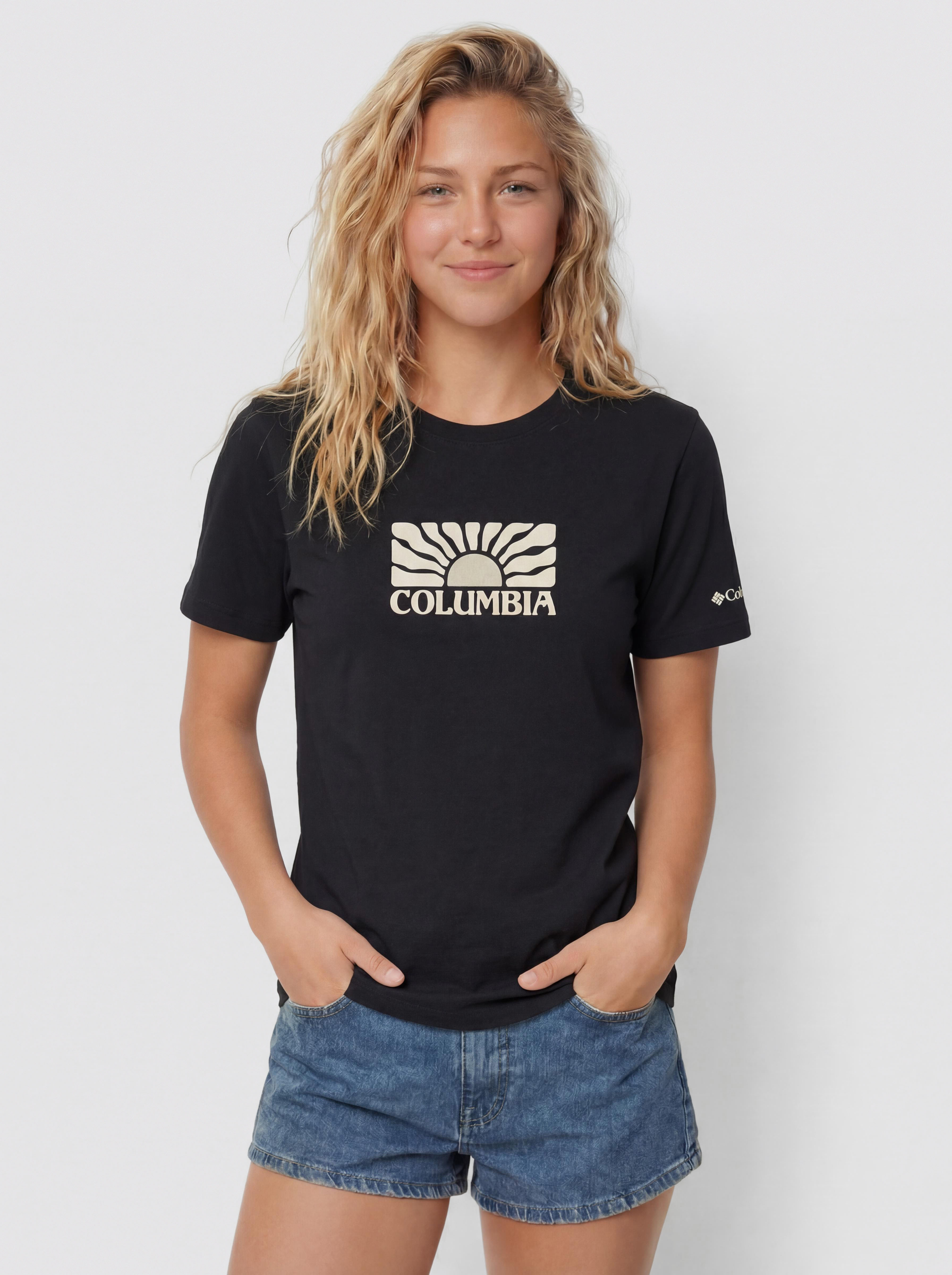 T-shirt Columbia Ruby Springs Graphic Wmn (black/brandrise)