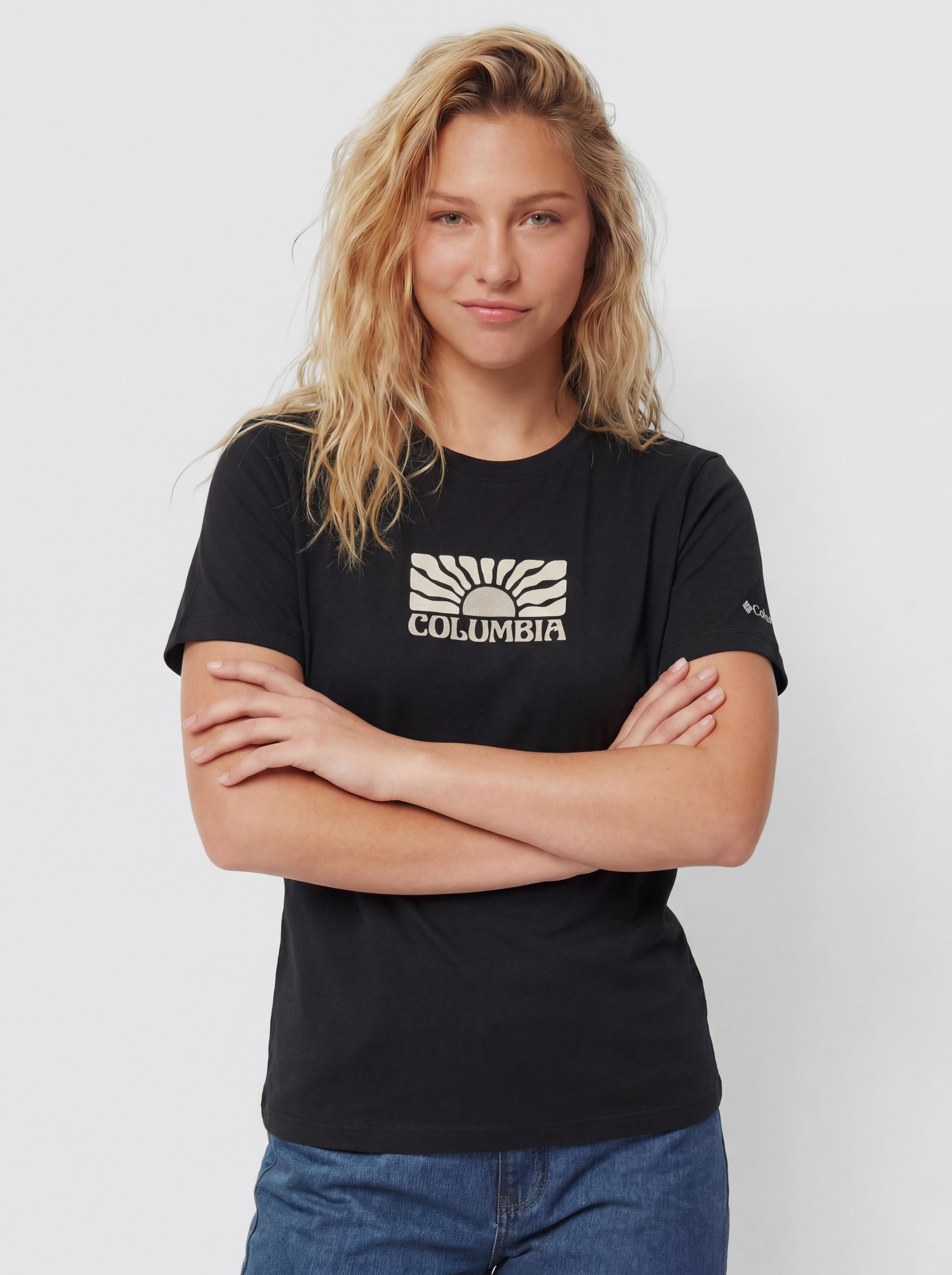 T-shirt Columbia Ruby Springs Graphic Wmn (black/brandrise)