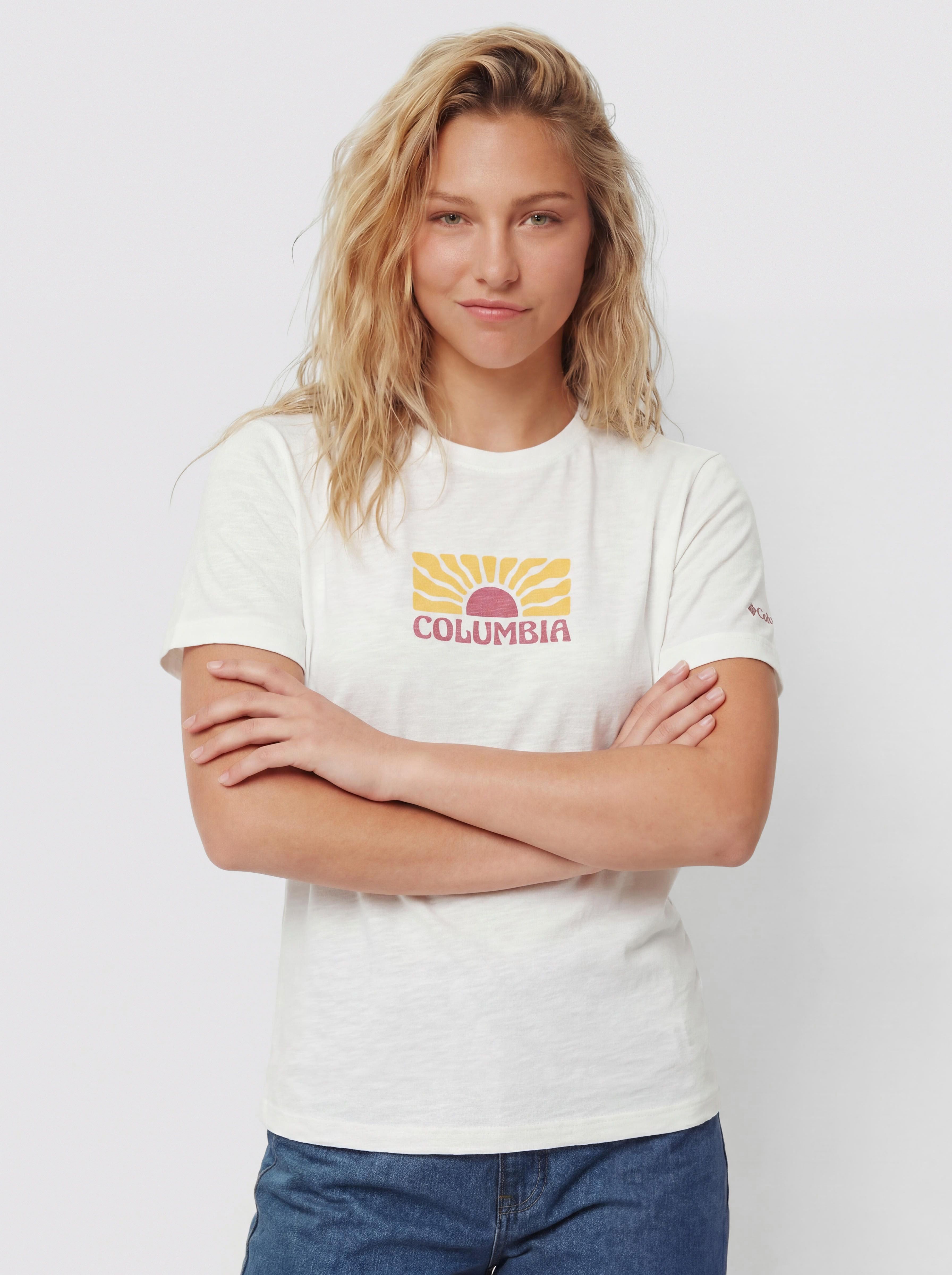T-shirt Columbia Ruby Springs Graphic Wmn (white/brandrise)