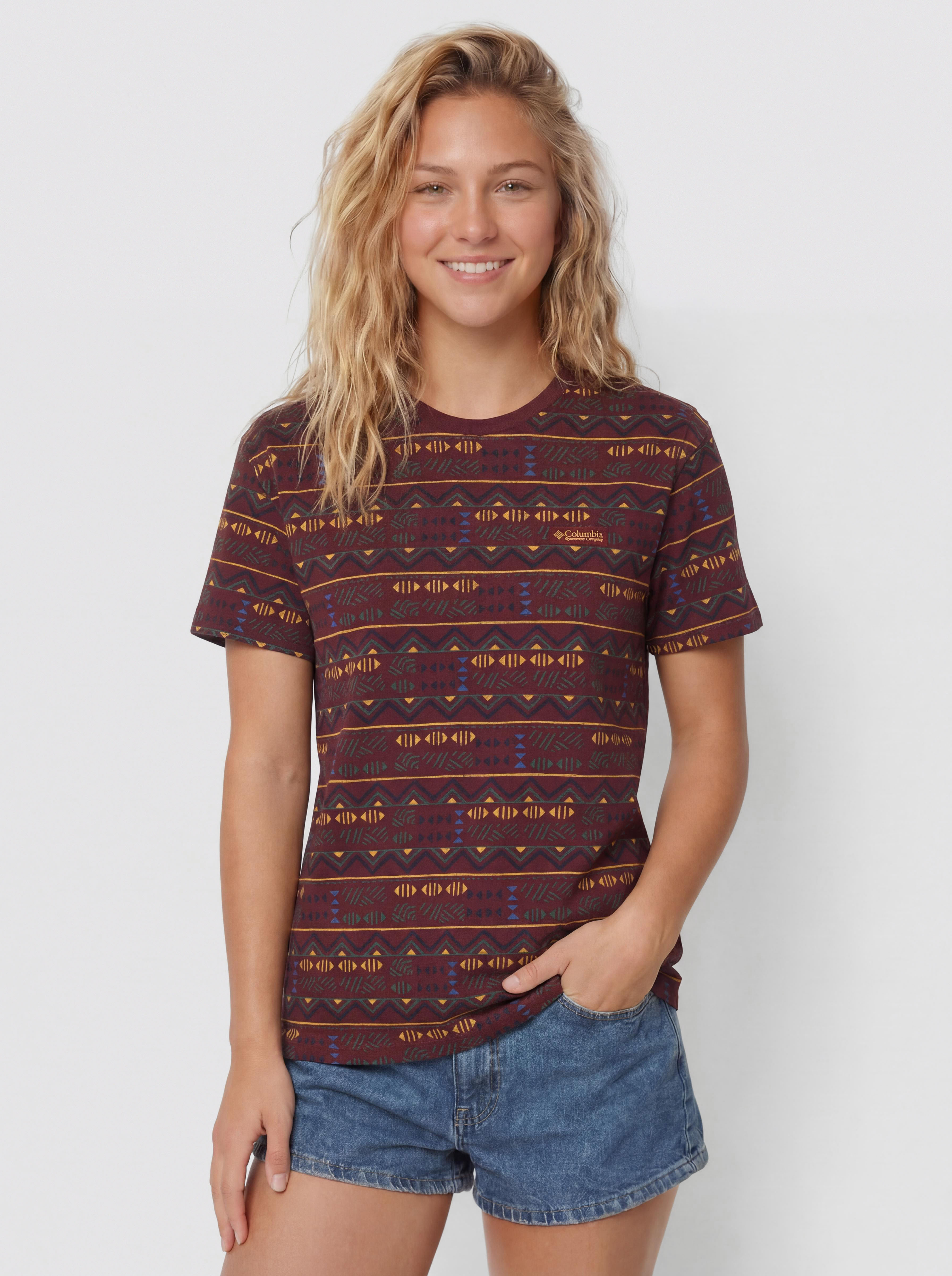 T-shirt Columbia Sequoia Grove (rich wine/horizons)