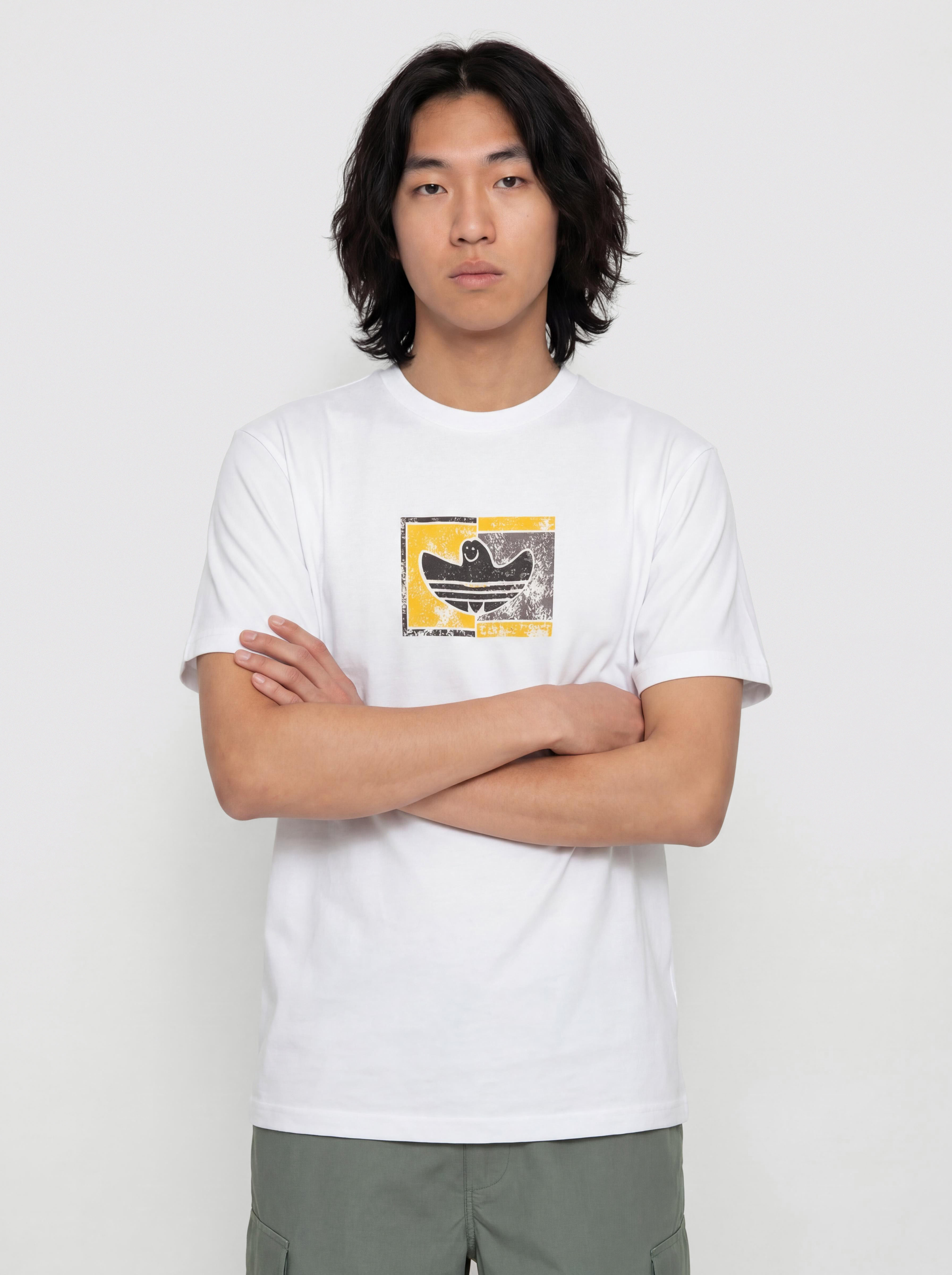 T-shirt adidas Shmoo G 3 (white/aurbla)