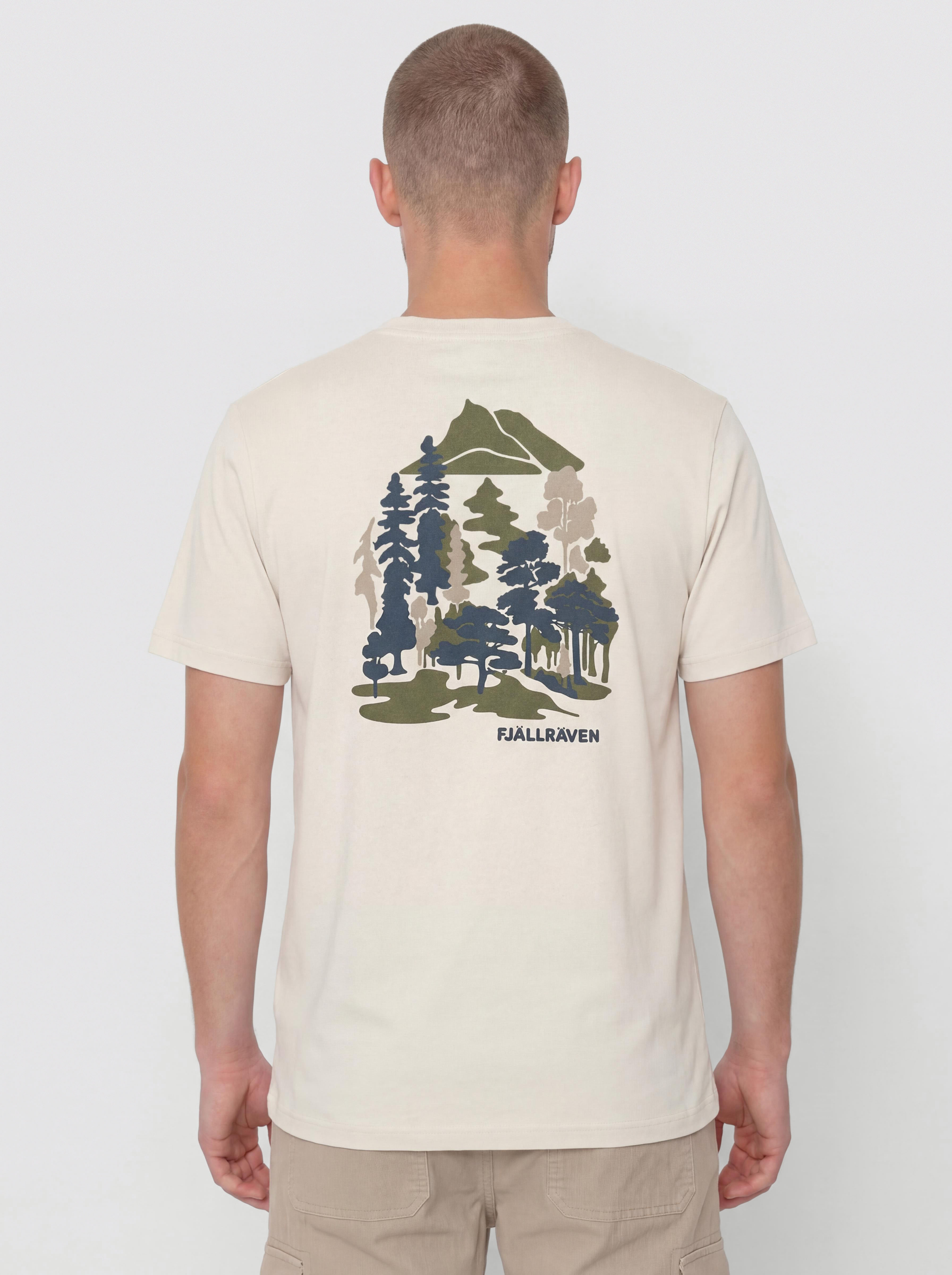 T-shirt Fjallraven Swedish Forest (chalk white)