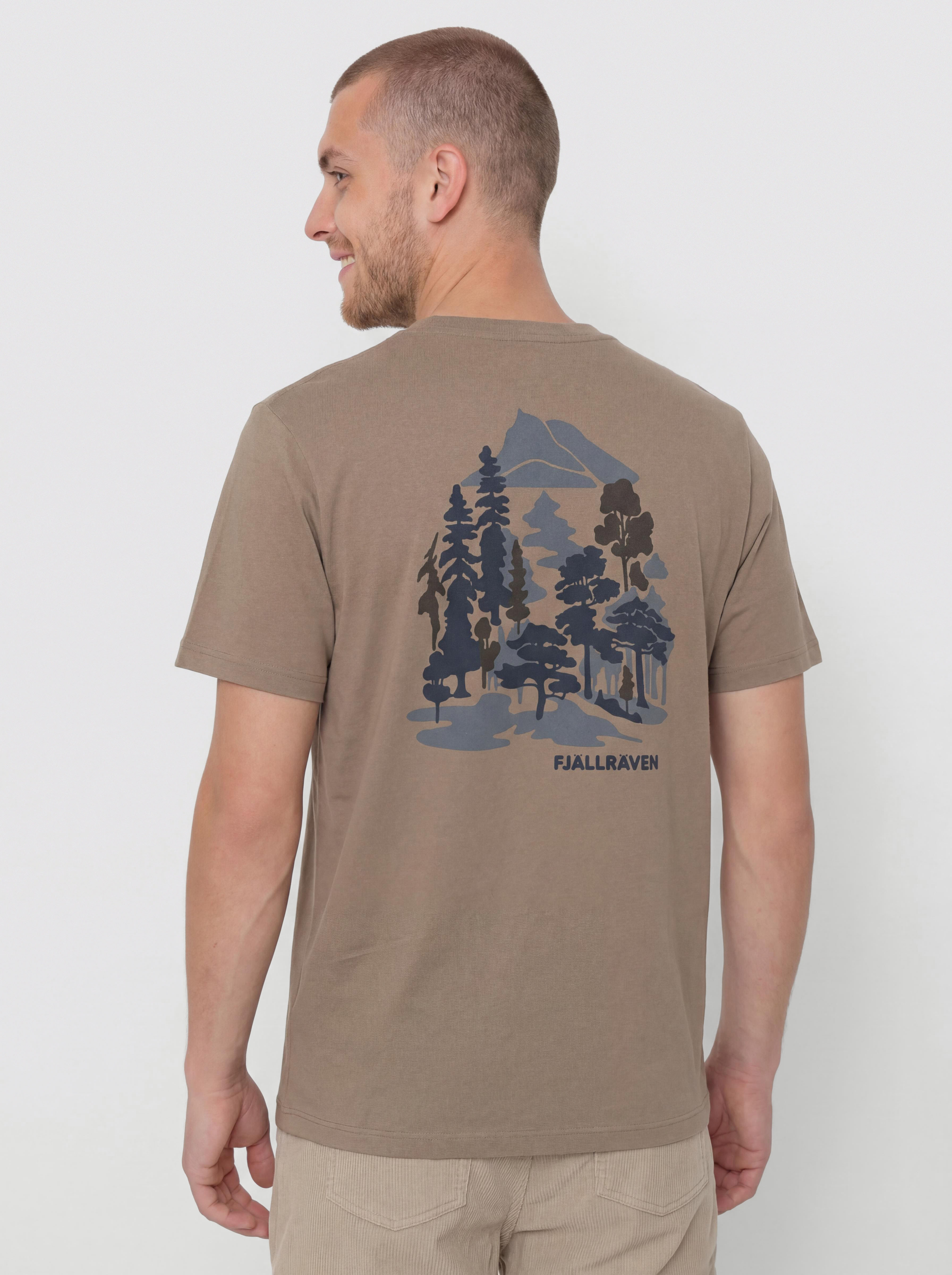 T-shirt Fjallraven Swedish Forest (suede brown)