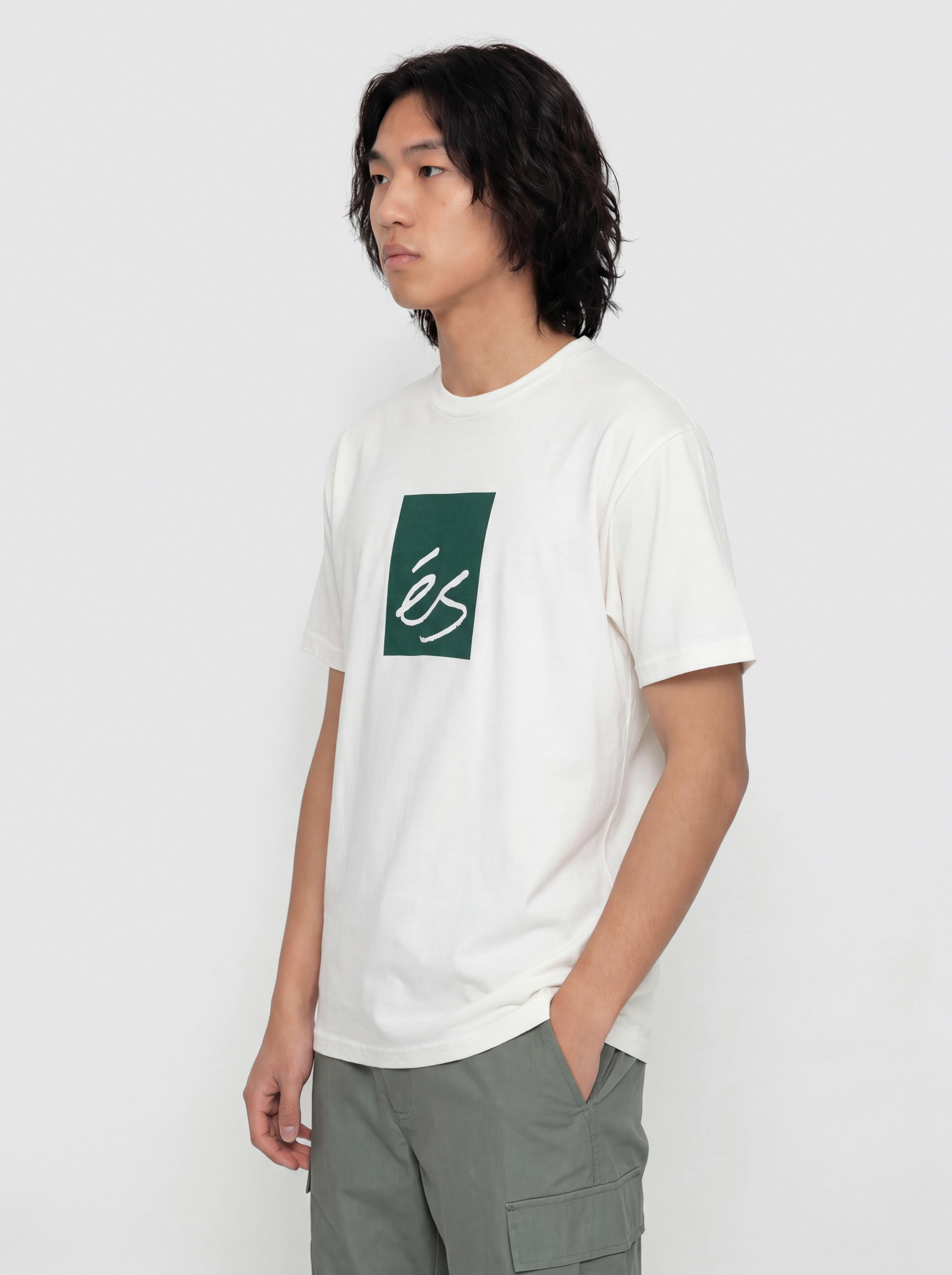 T-shirt eS Main Block (white/green)