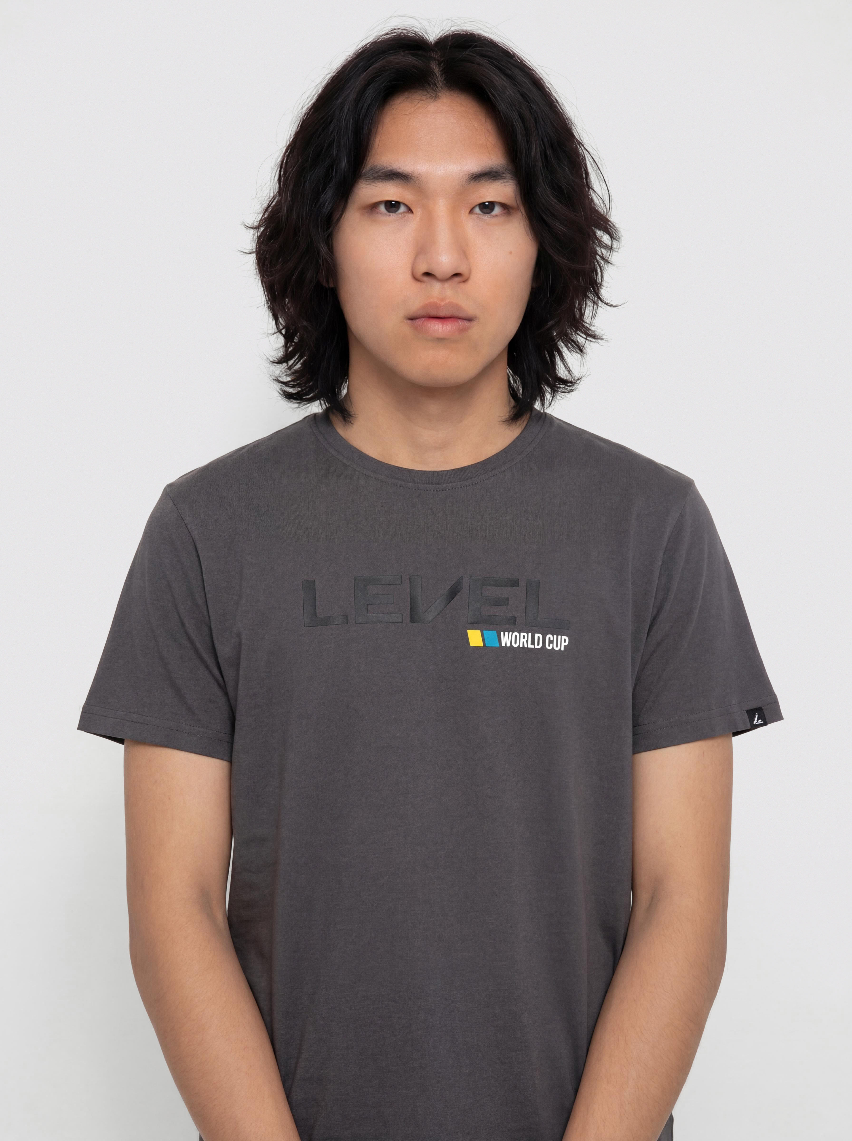 T-shirt Level Level Worldcup (anthracite)