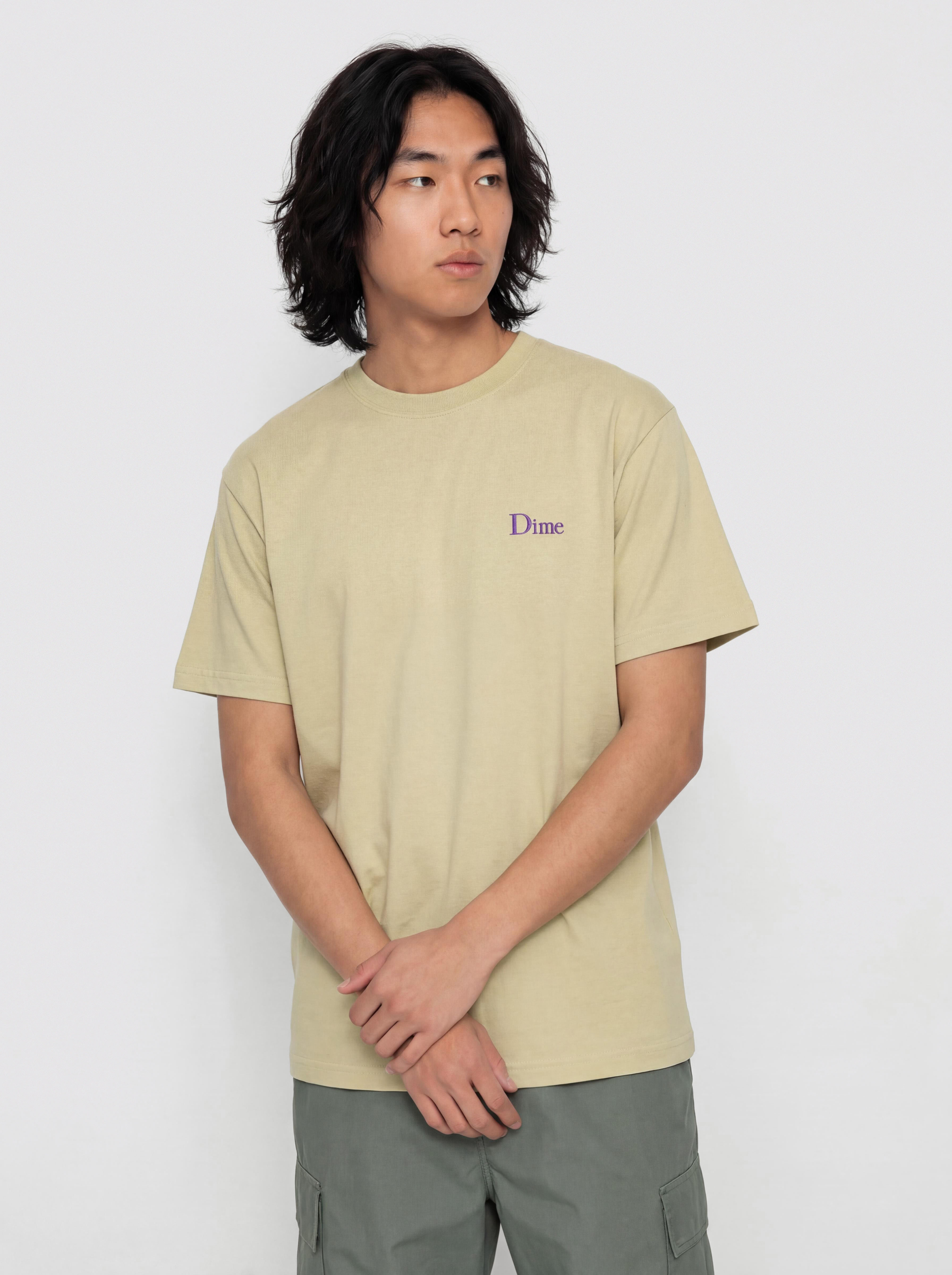 T-shirt Dime Classic Small Logo (light moss)