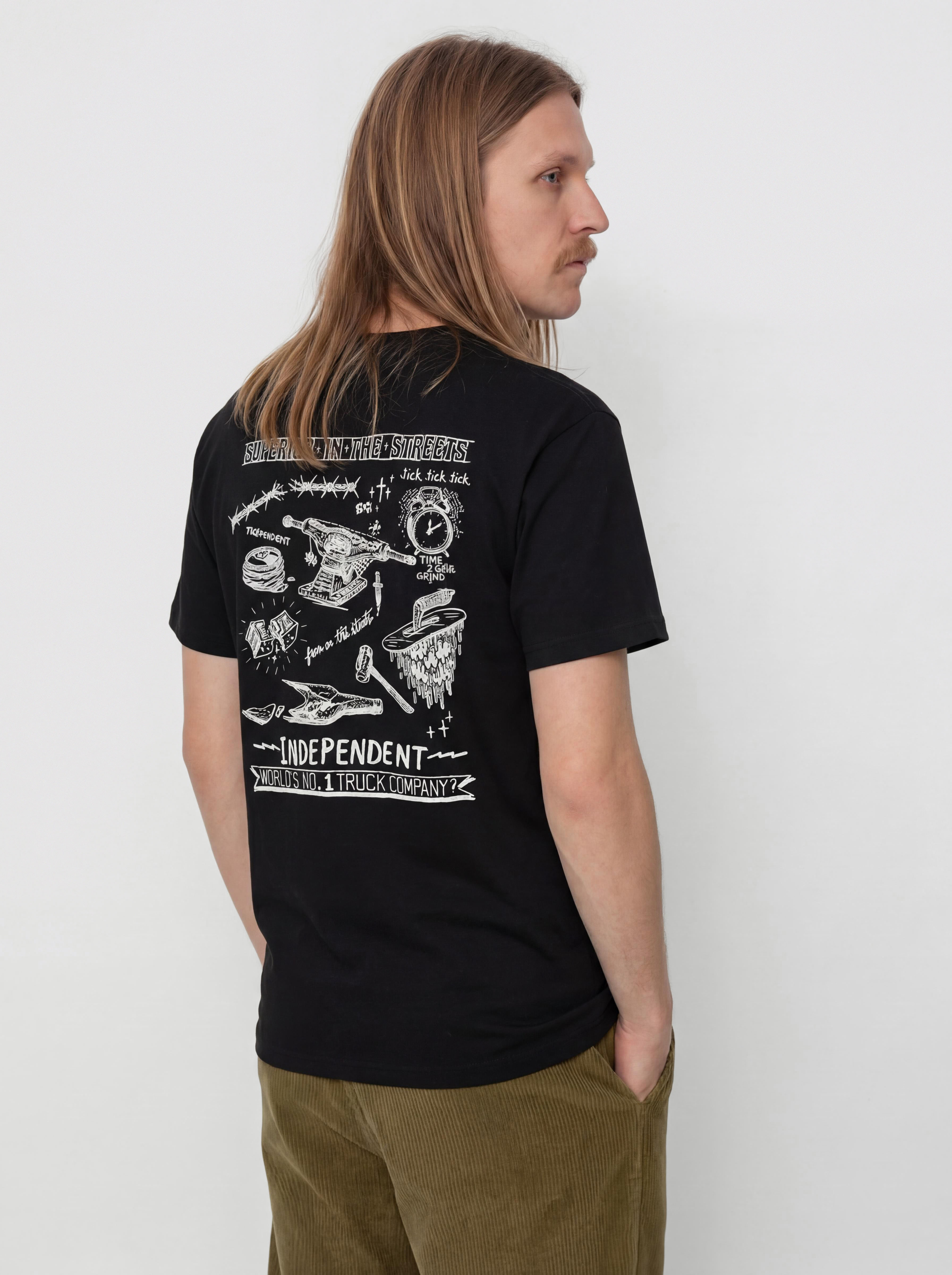 T-shirt Independent Bratrud Notebook (black)
