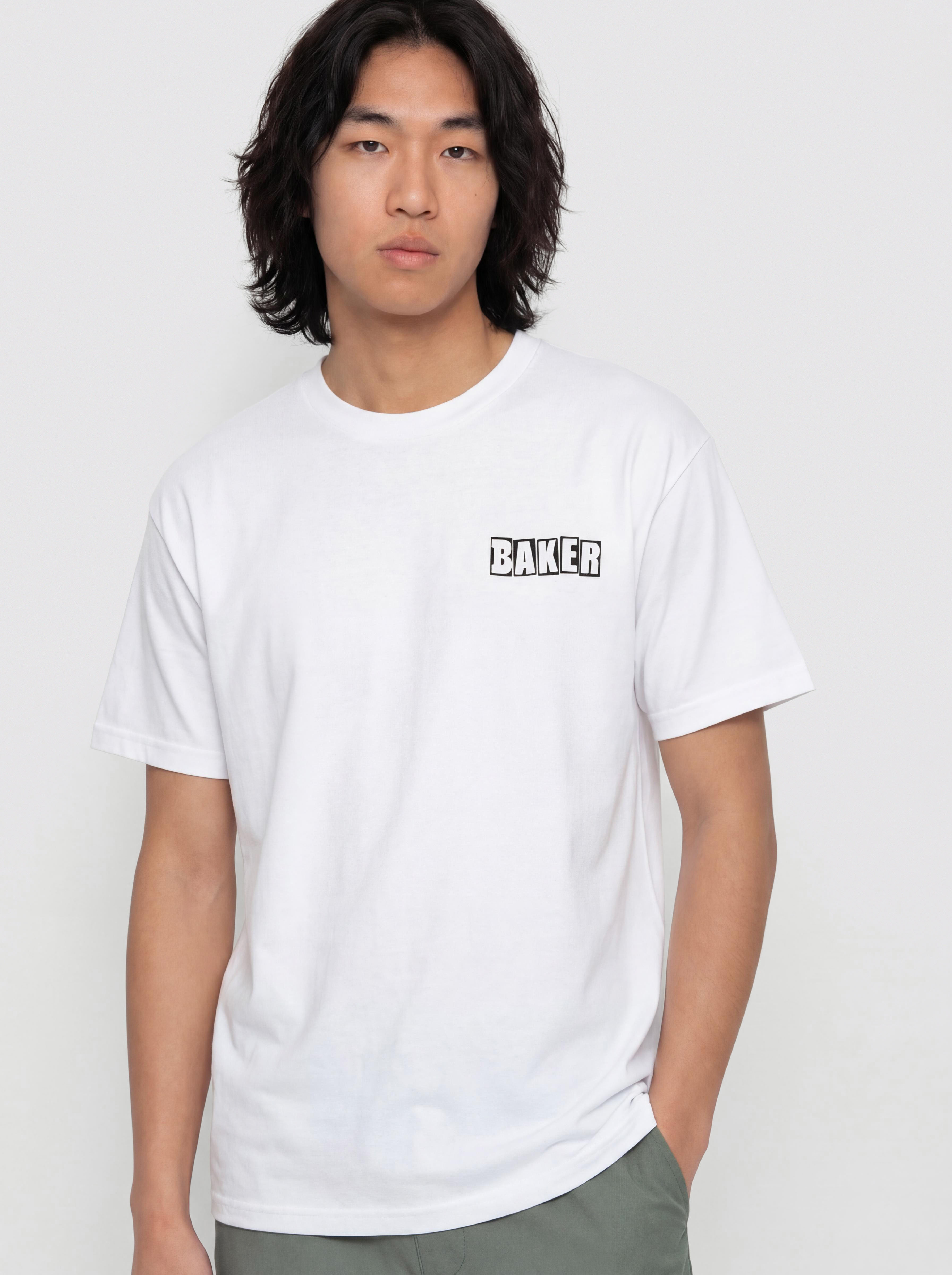 T-shirt Baker Uno (white/black)