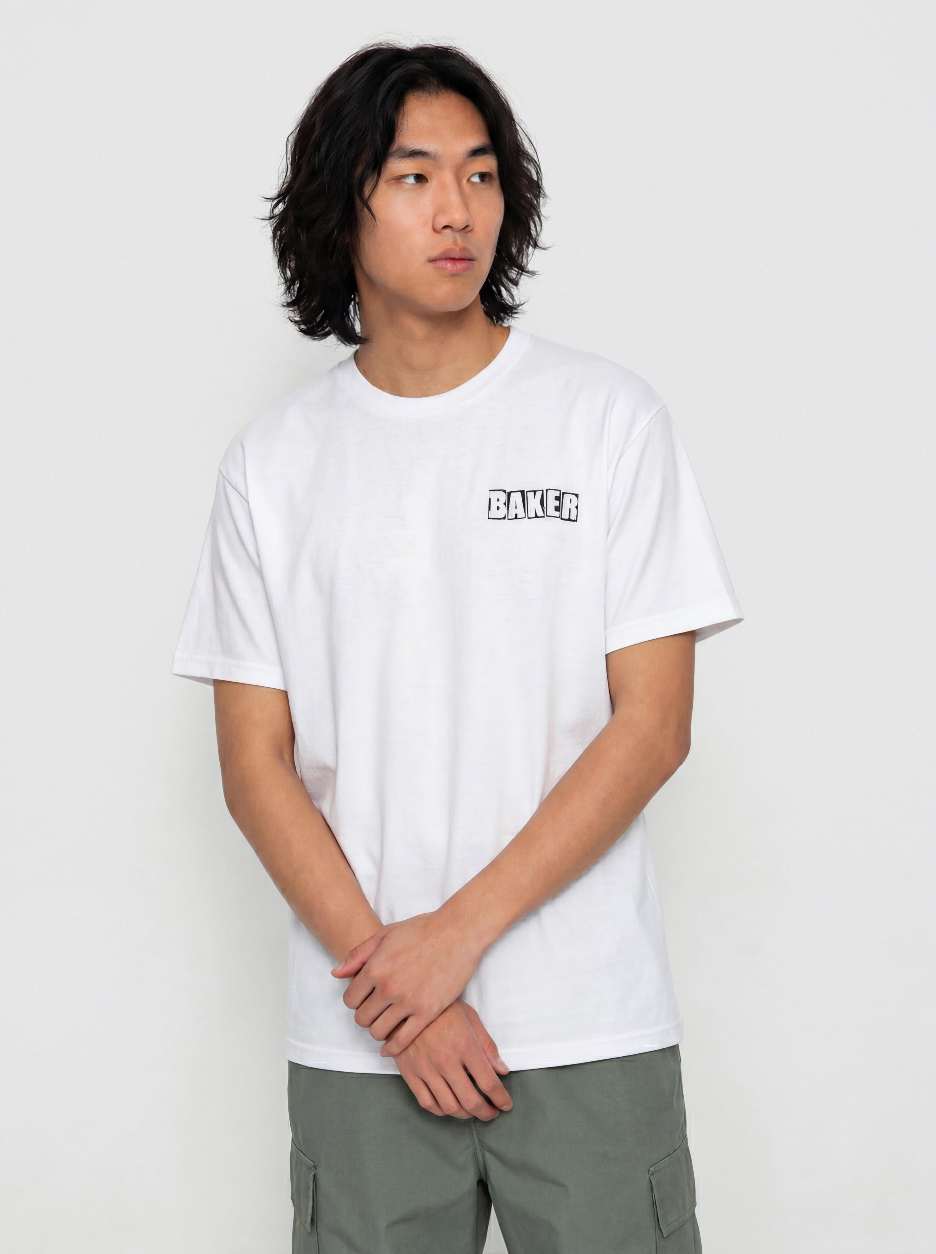 T-shirt Baker Uno (white/black)