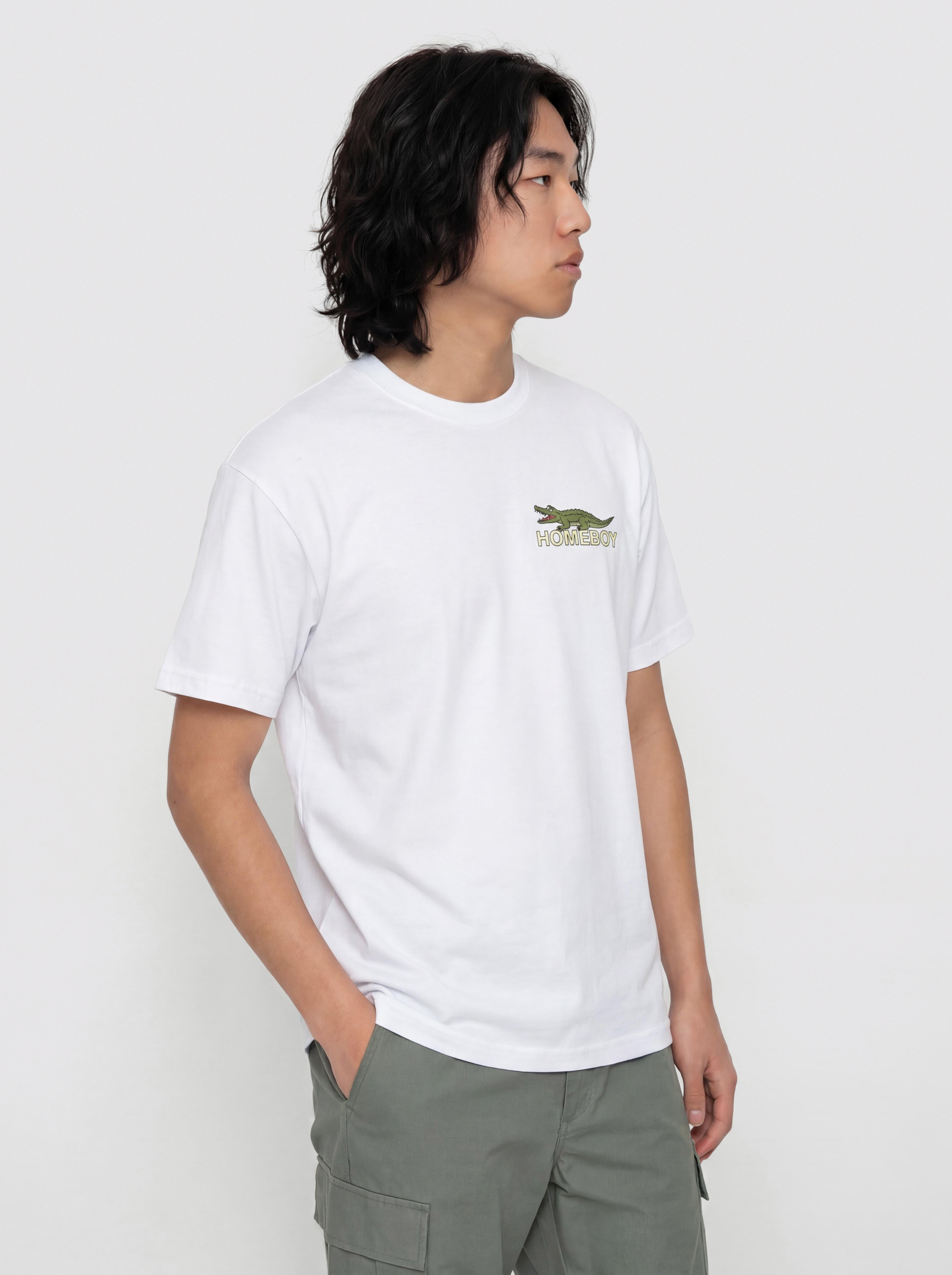 T-shirt Homeboy Crocoboy (white)