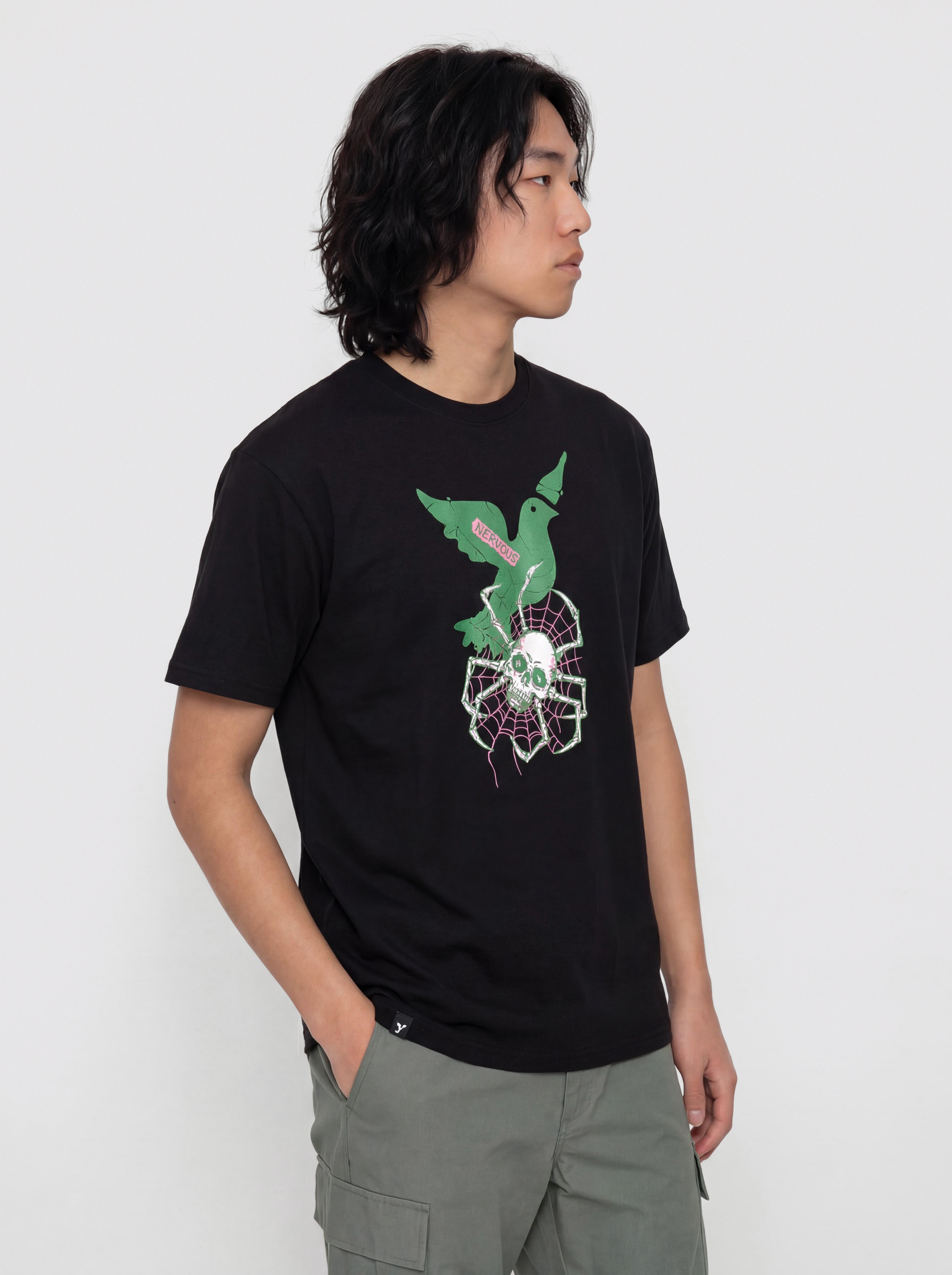 T-shirt Nervous Scary (black)