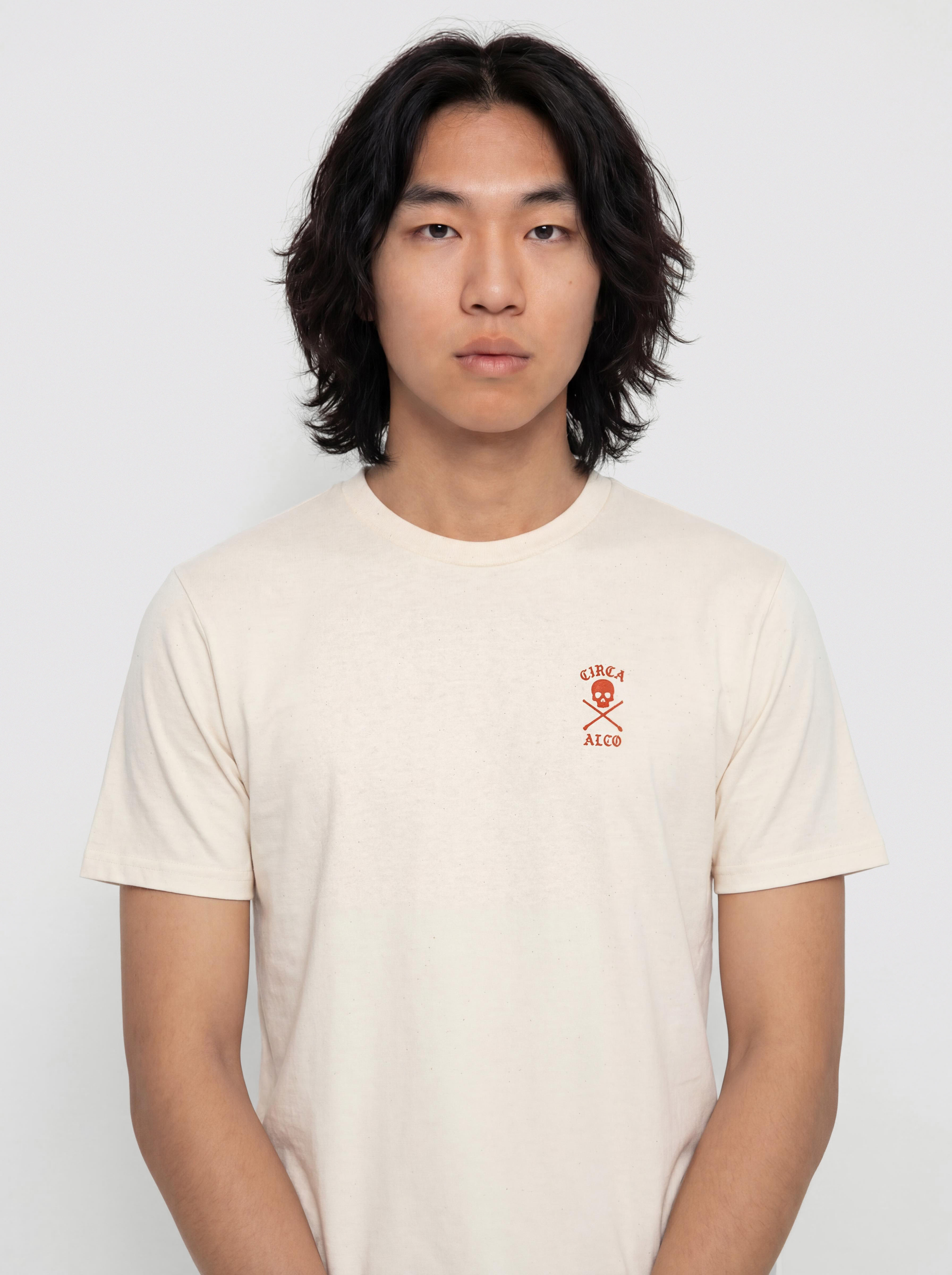 T-shirt Circa Al 50 Skull (natural/heritage/brown)