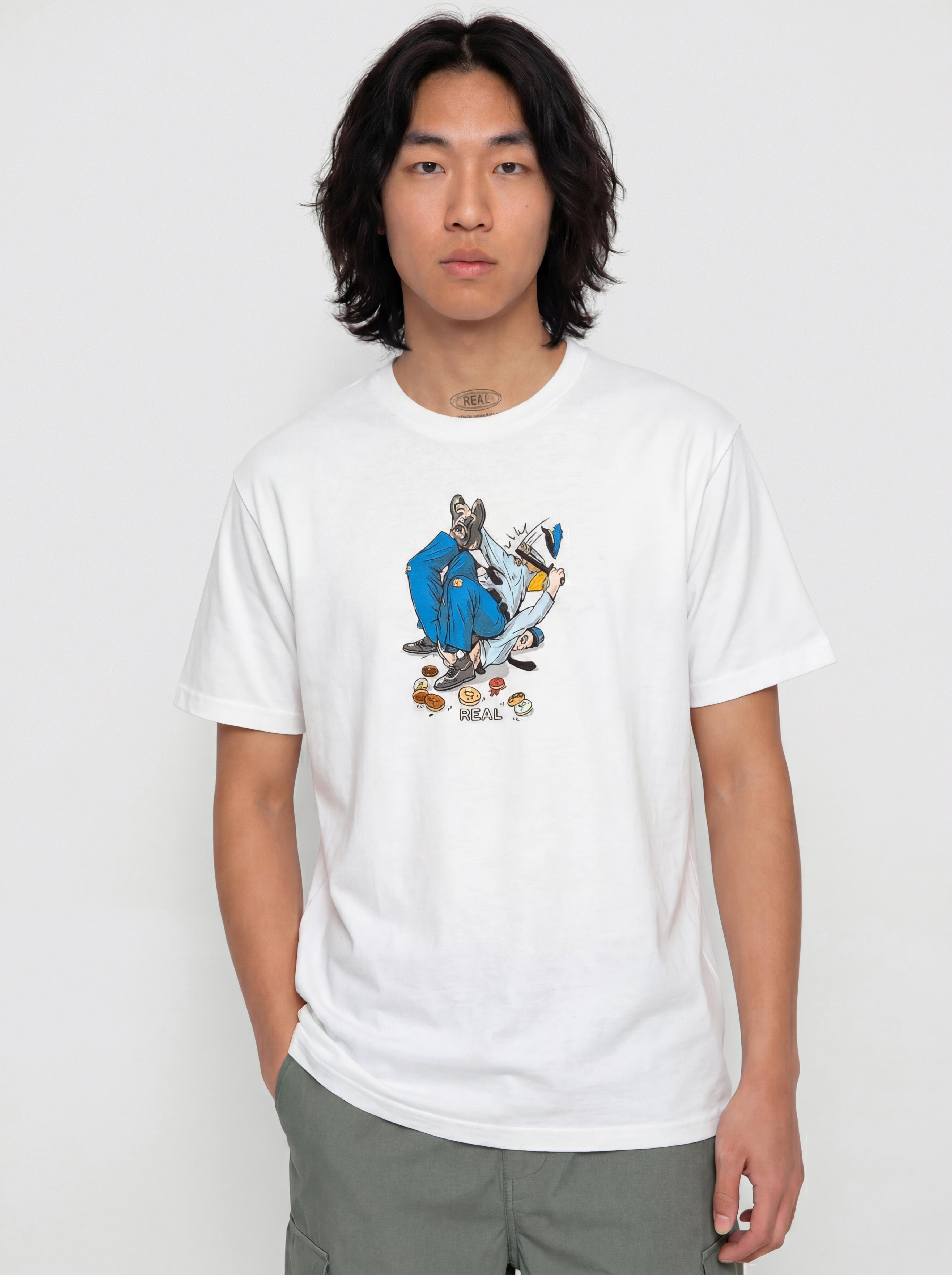 T-shirt Real Double Duty (white)